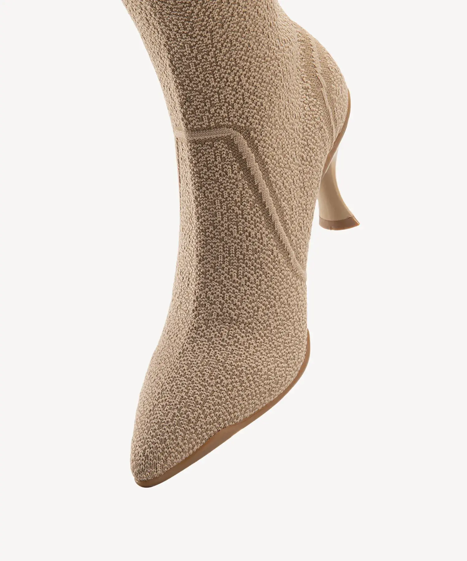 BelleVoyage Minimalist Pointed Toe Heeled Long Boot - Image 4
