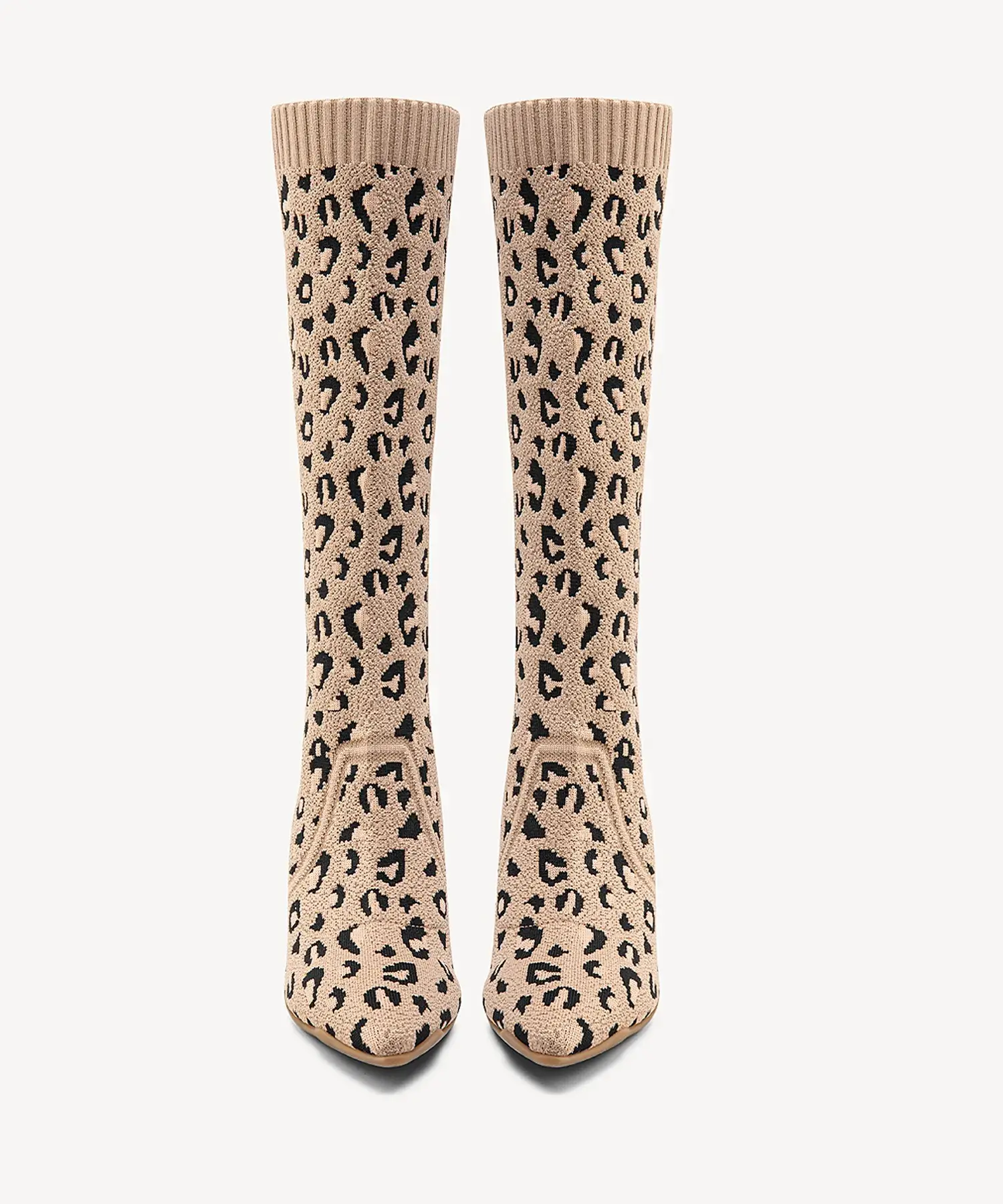 BelleVoyage Minimalist Pointed Toe Heeled Long Boot - Image 26