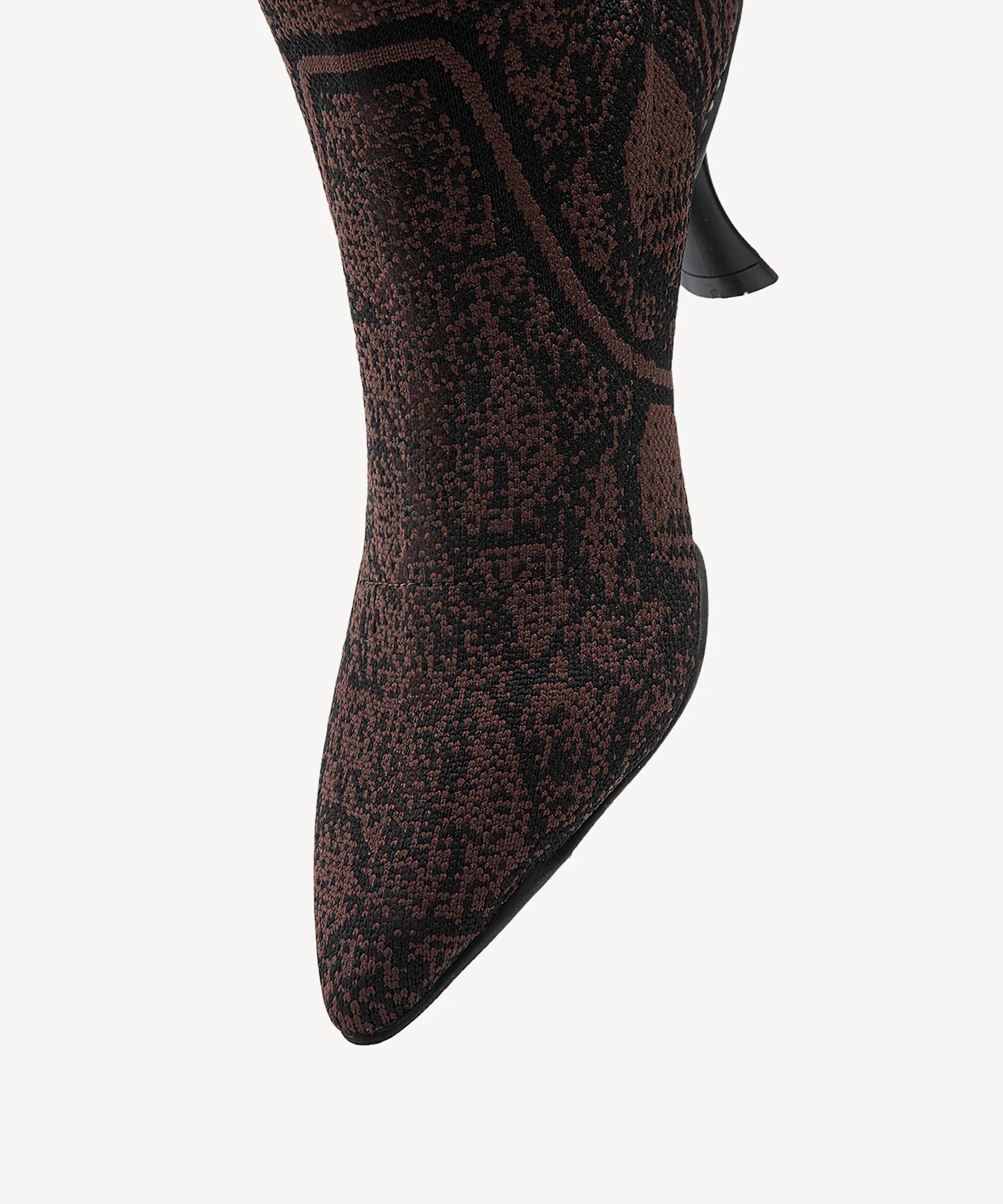 BelleVoyage Minimalist Pointed Toe Heeled Long Boot - Image 51