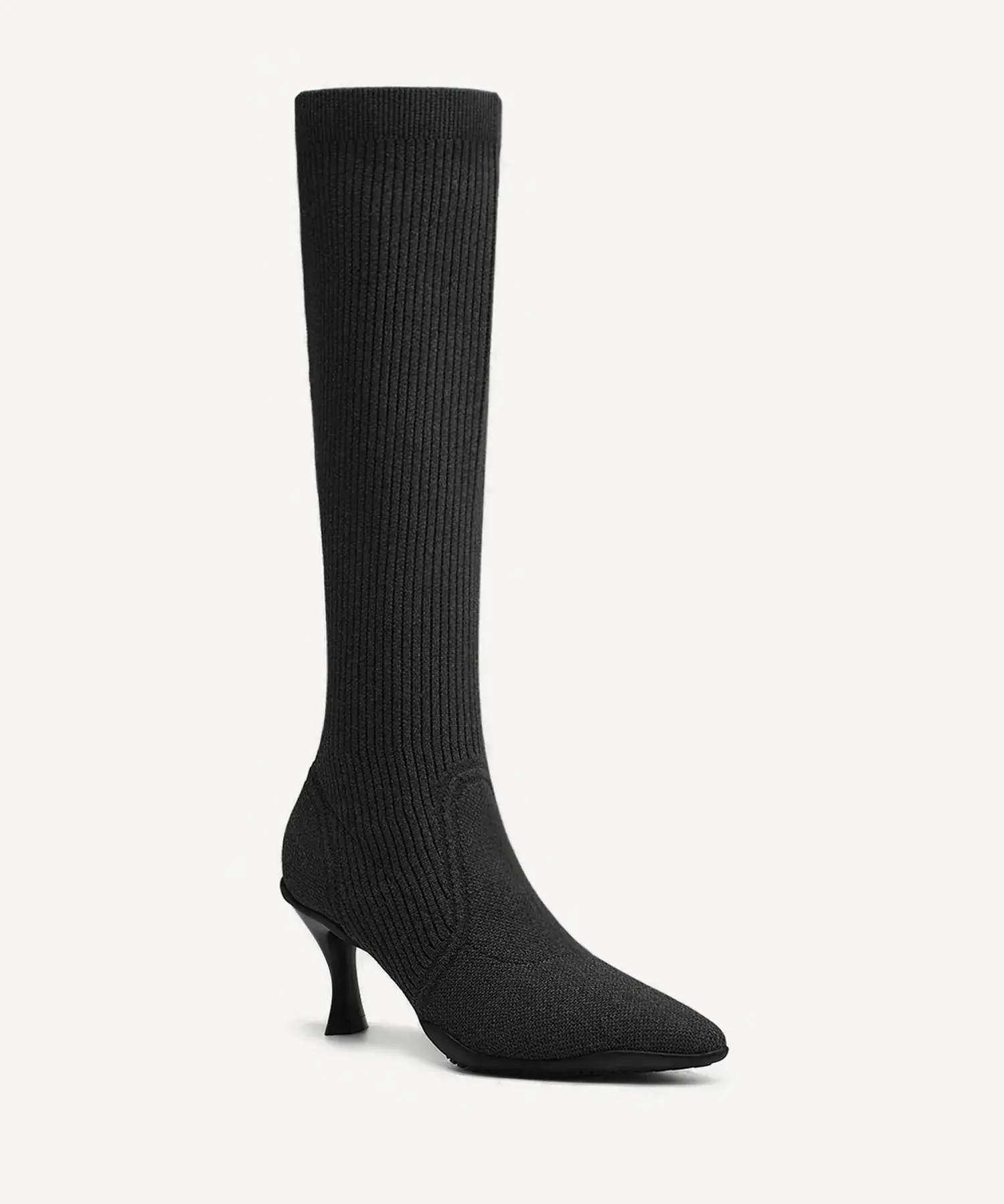 BelleVoyage Warm-Lined Pointed Toe Heeled Long Boot - Image 13