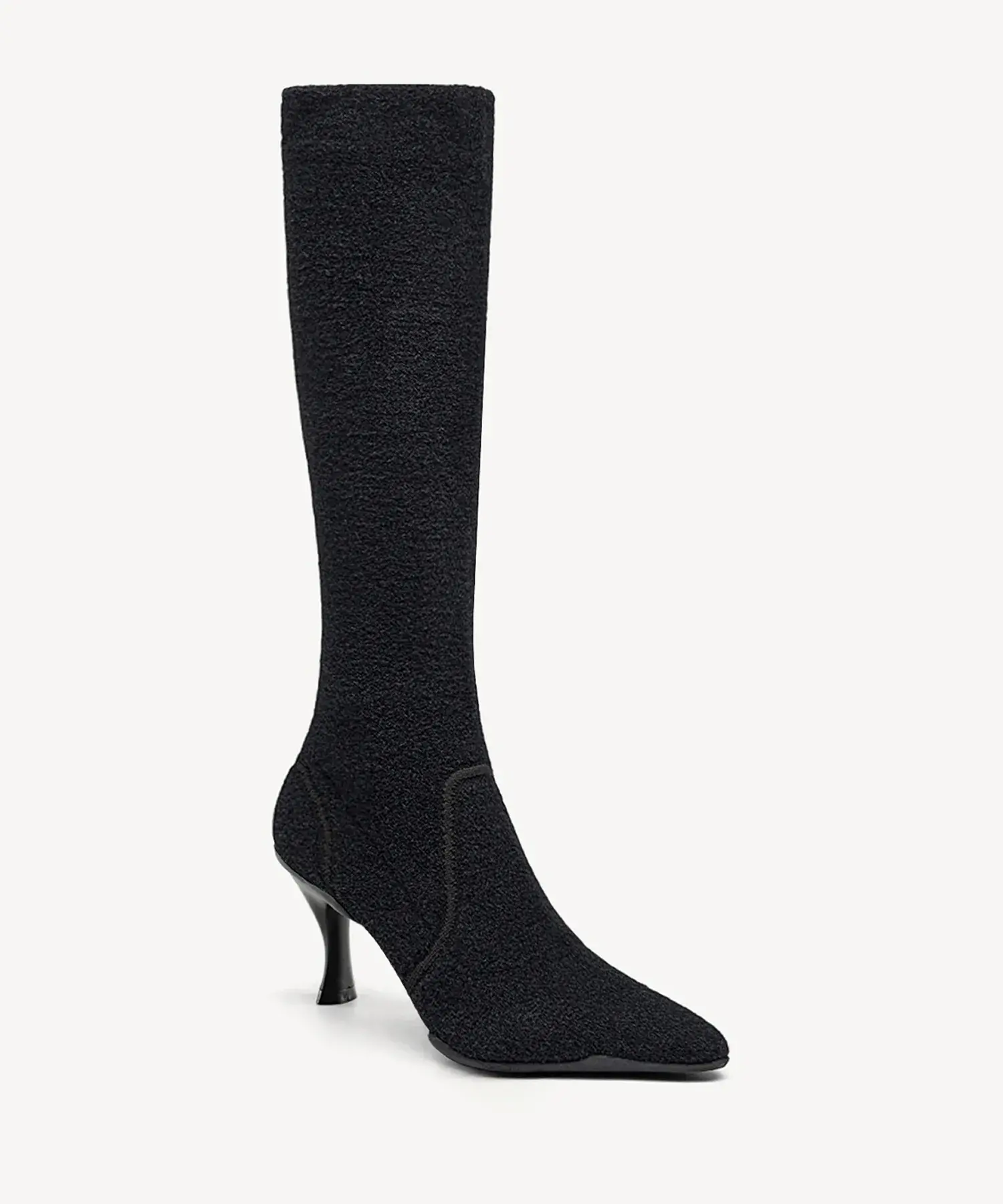 BelleVoyage Warm-Lined Pointed Toe Heeled Long Boot - Image 25