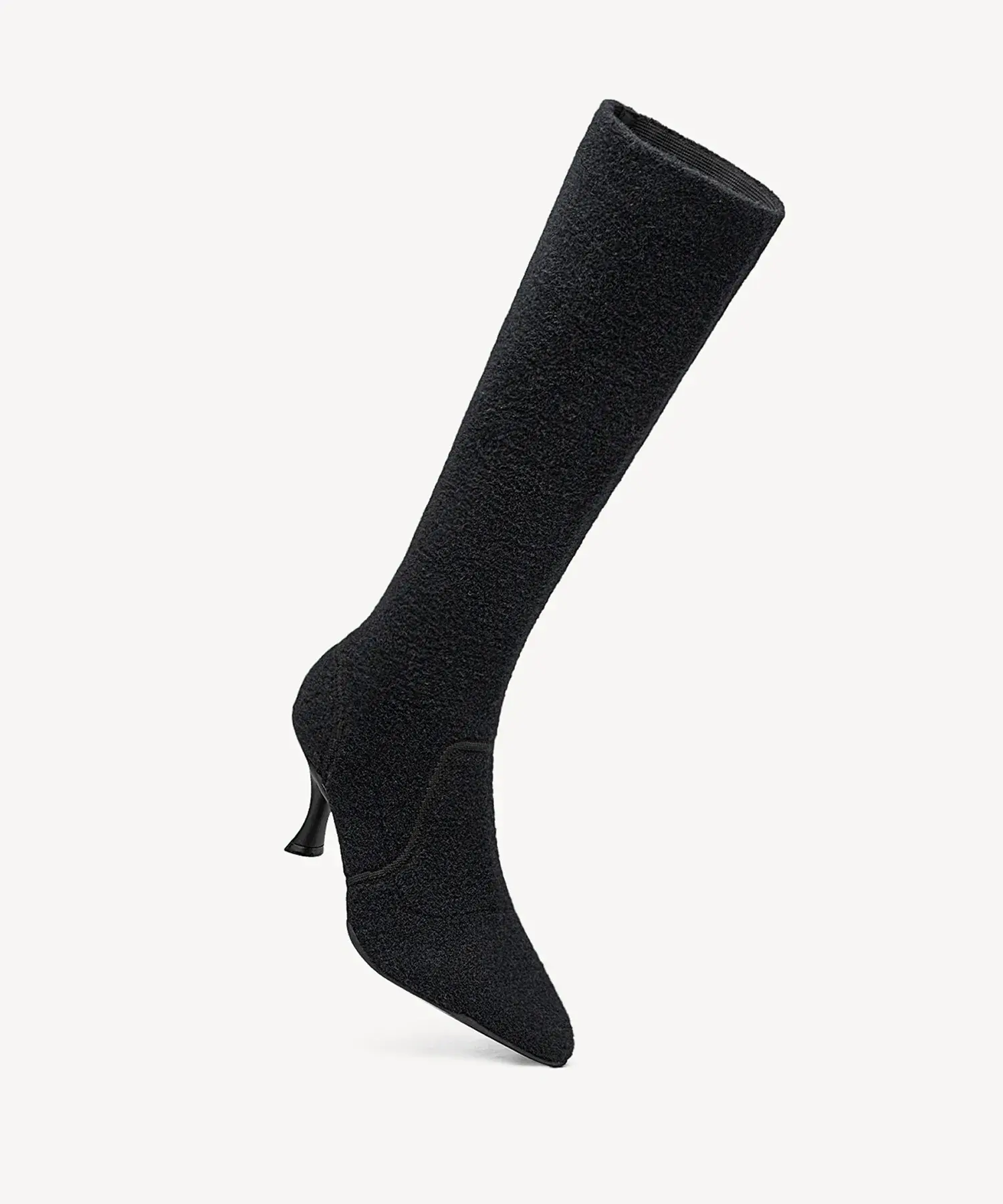 BelleVoyage Warm-Lined Pointed Toe Heeled Long Boot - Image 27