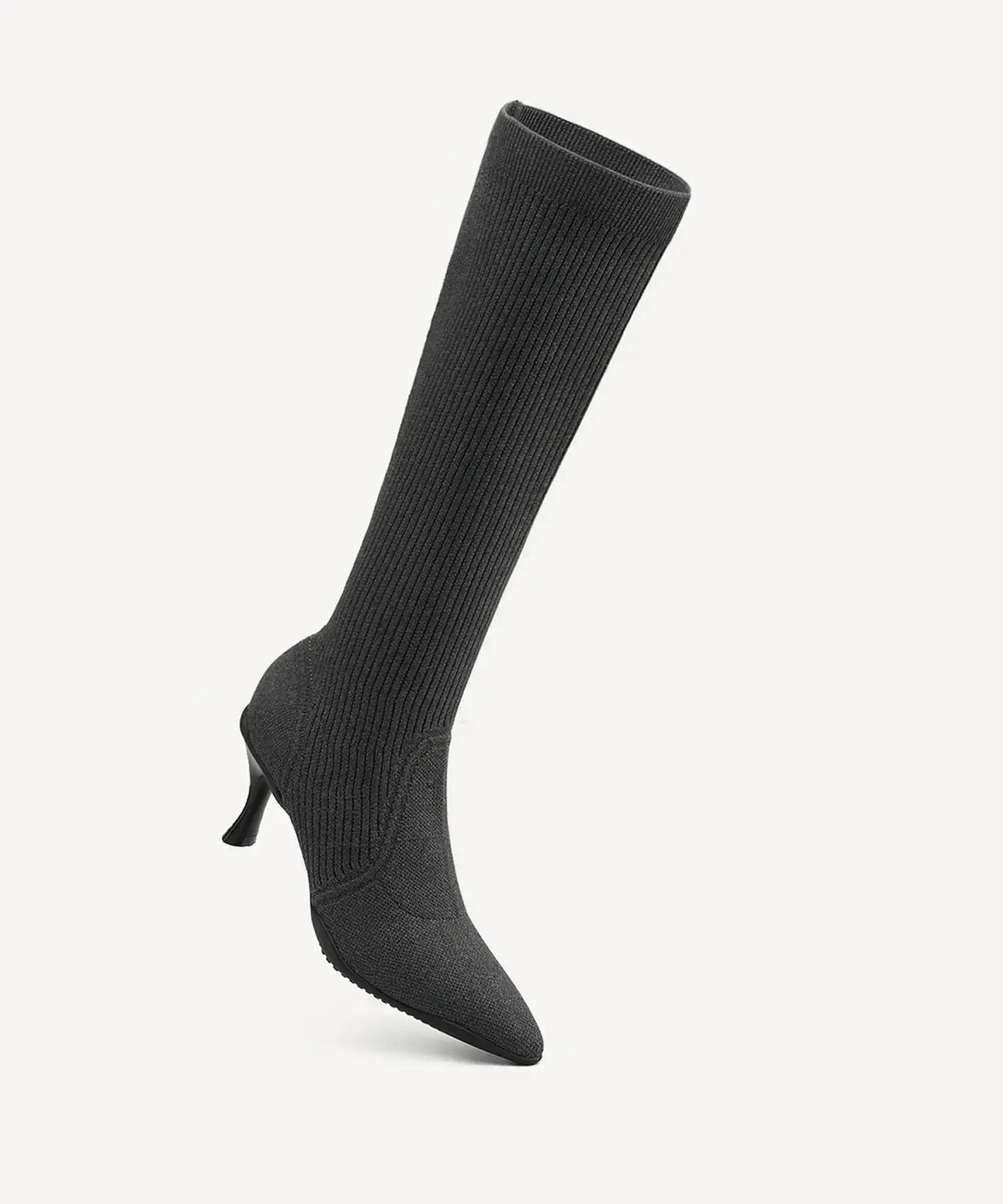 BelleVoyage Warm-Lined Pointed Toe Heeled Long Boot - Image 3