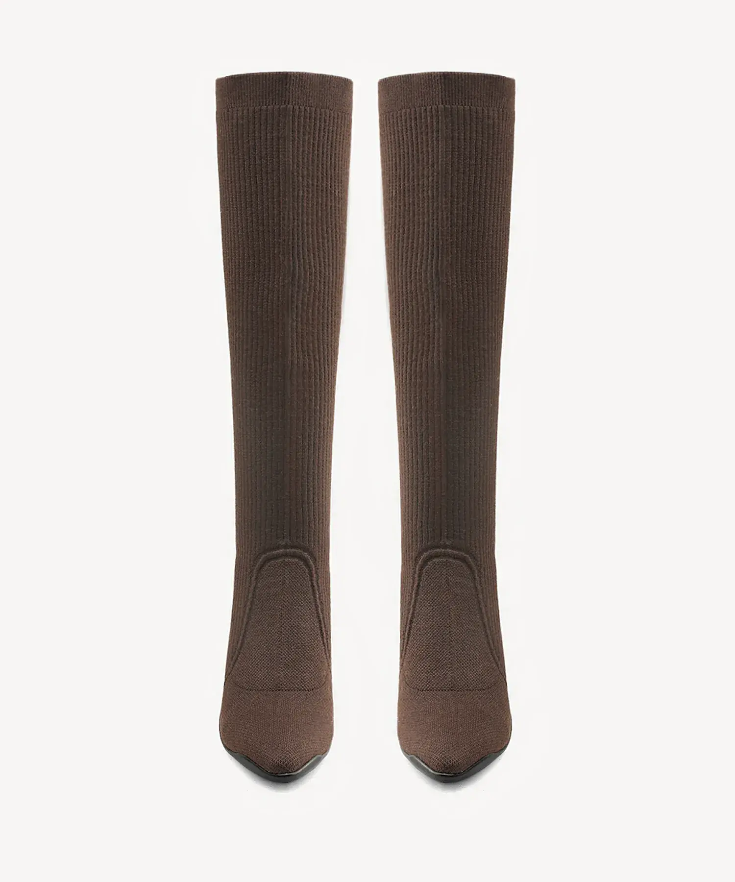 BelleVoyage Warm-Lined Pointed Toe Heeled Long Boot - Image 8