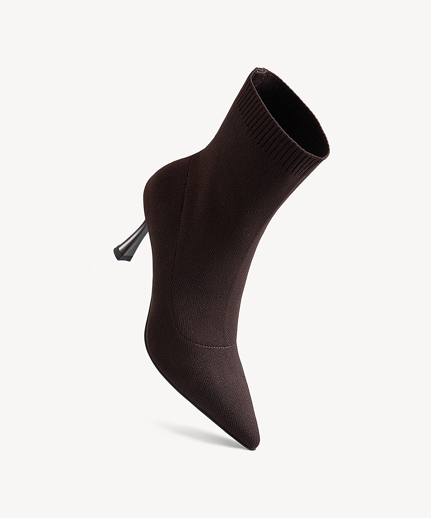 CloudMile Minimalist Pointed Toe Sock Ankle Boot - Image 15