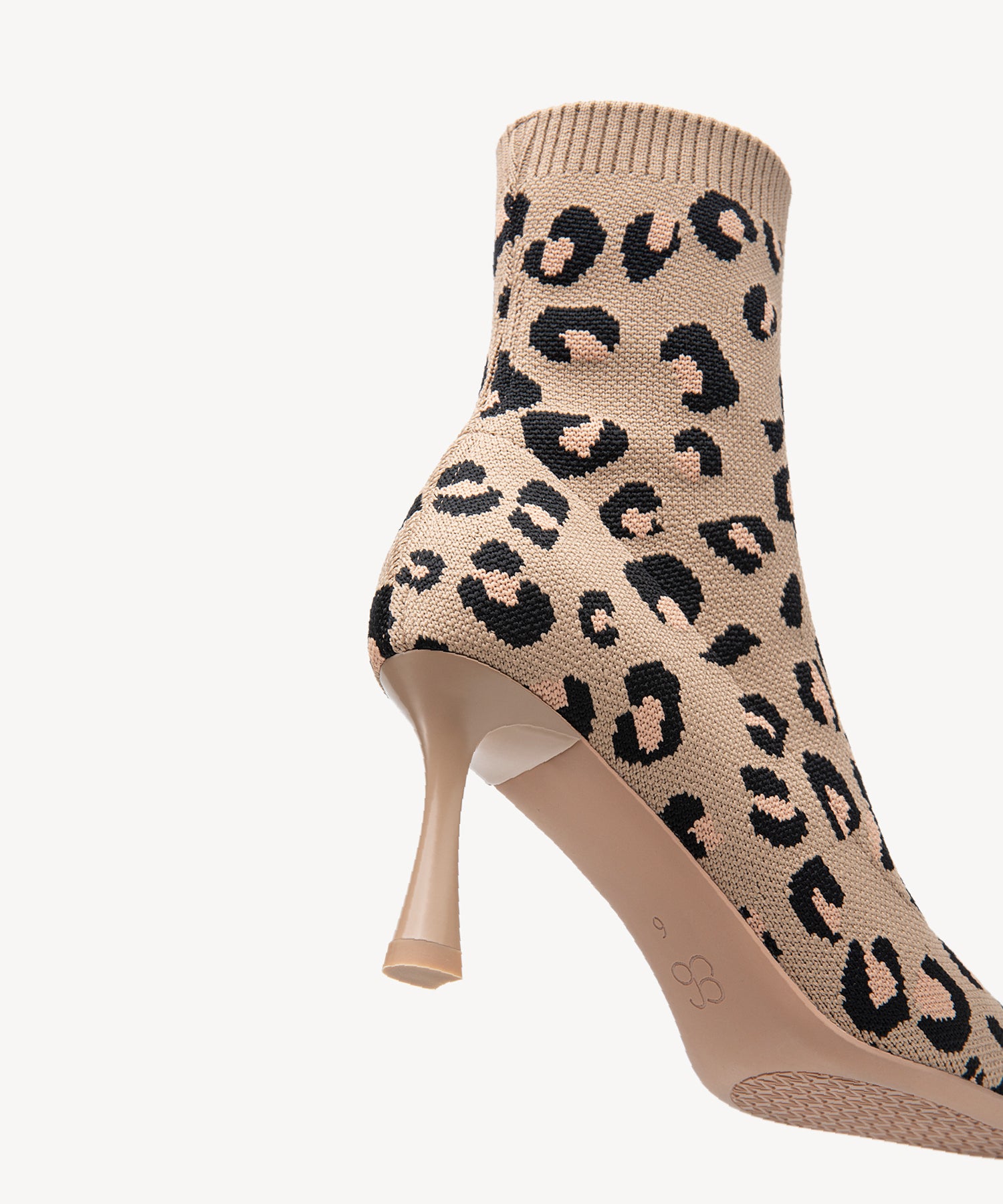 CloudMile Minimalist Pointed Toe Sock Ankle Boot - Image 29