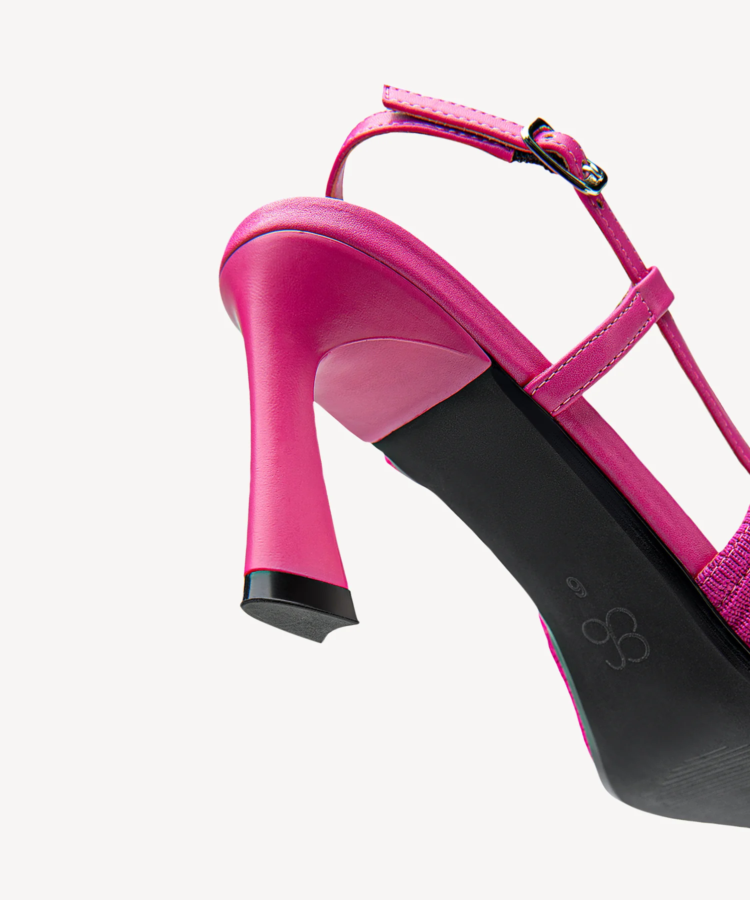 Minimalist Weave Pointed Toe Heeled Slingback - Image 17