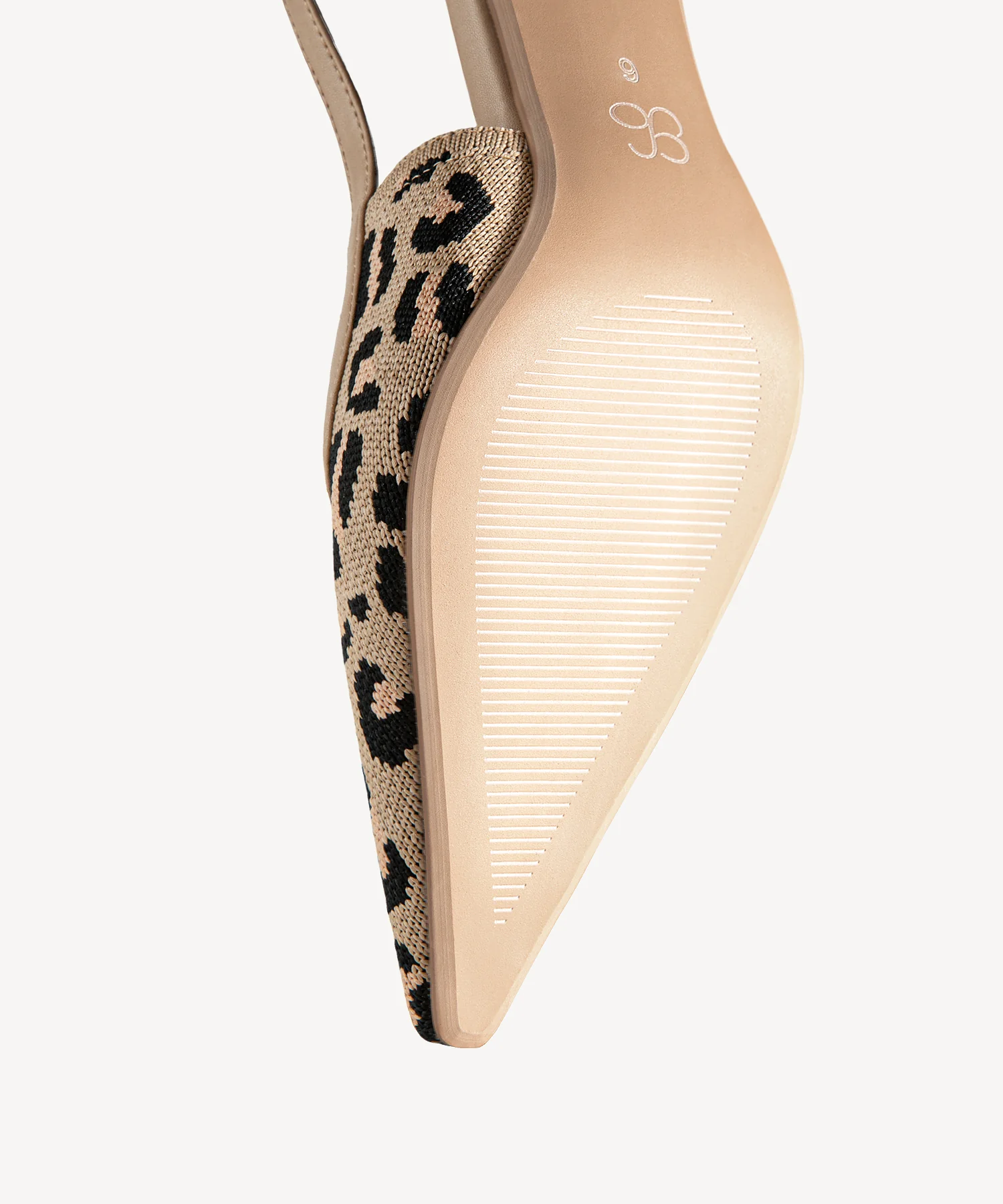 Minimalist Weave Pointed Toe Heeled Slingback - Image 24