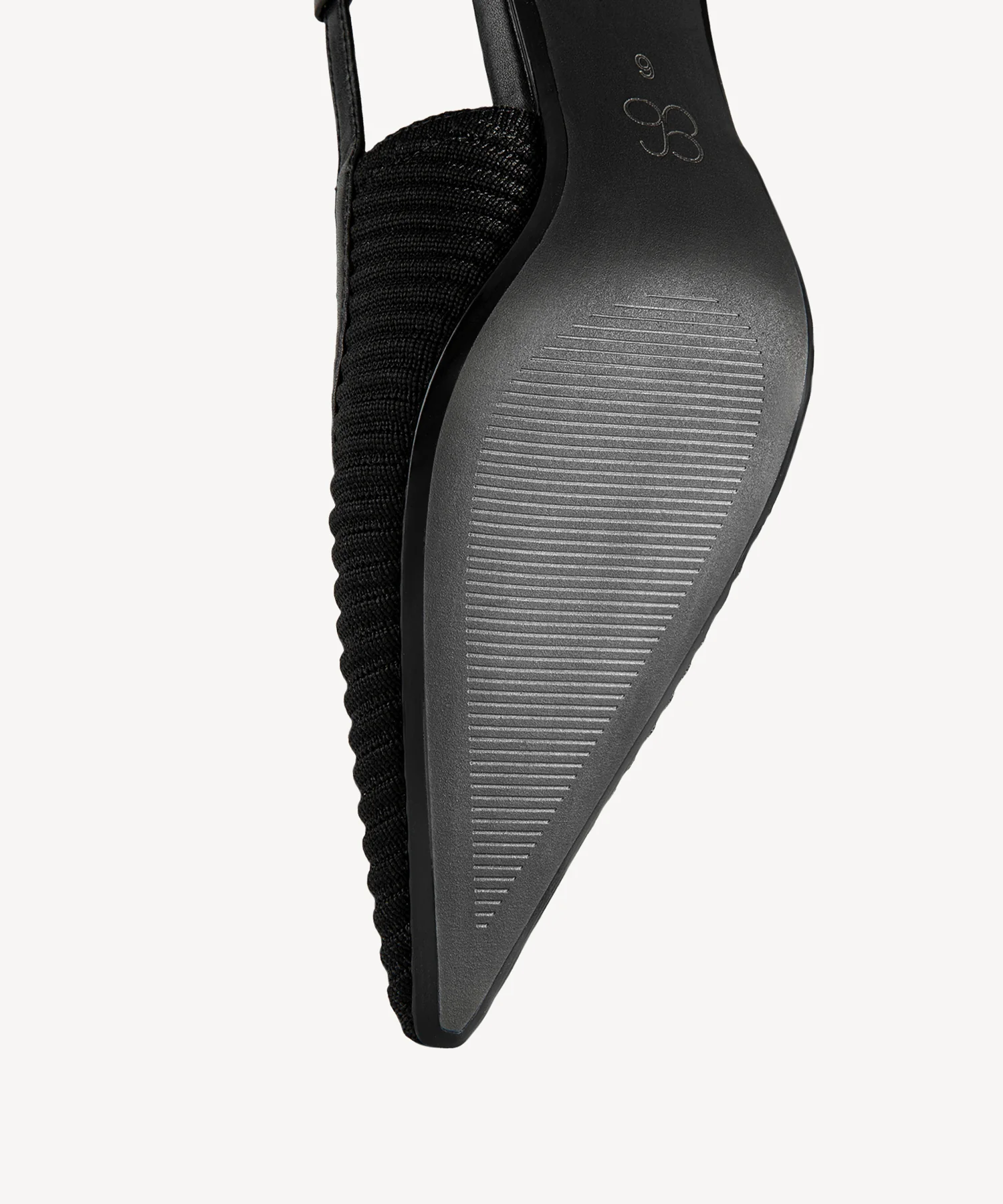 Minimalist Weave Pointed Toe Heeled Slingback - Image 12