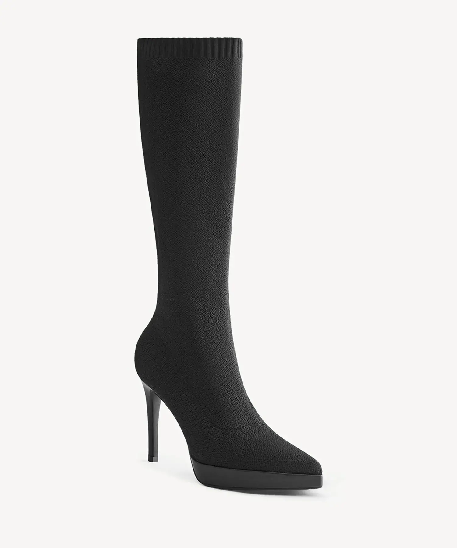 Moodboots Pointed Toe Platform High Boot - Image 7