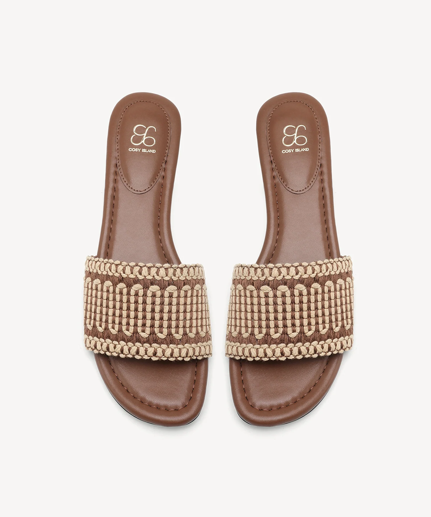 OasisSlide Soft Knit Open Toe Flat Sandal - Image 14