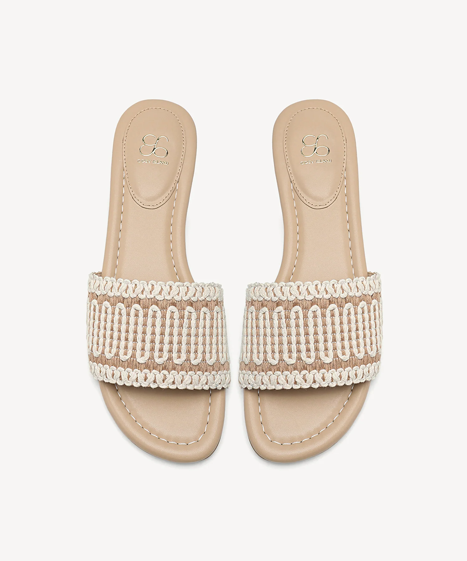 OasisSlide Soft Knit Open Toe Flat Sandal - Image 8