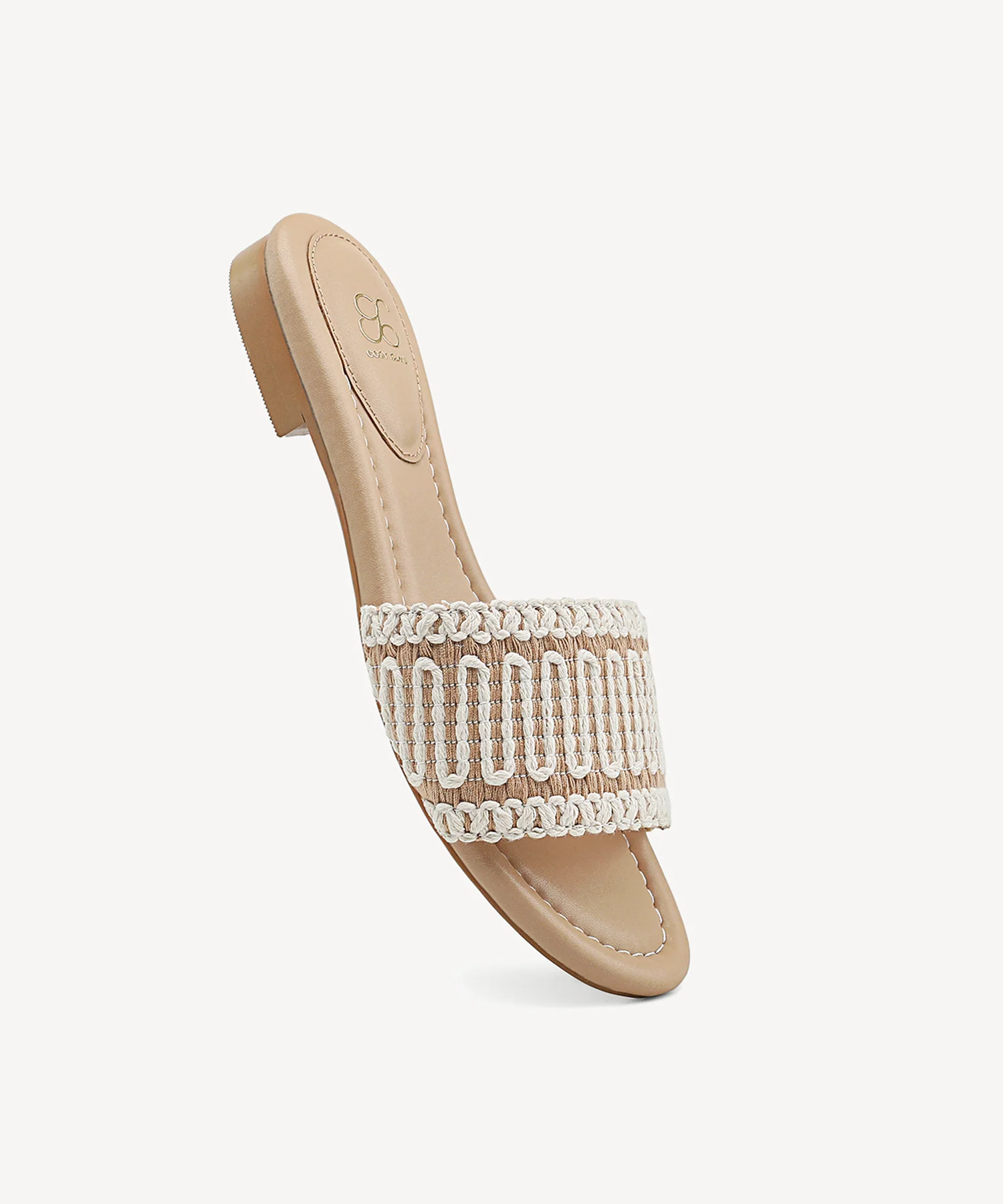 OasisSlide Soft Knit Open Toe Flat Sandal - Image 9