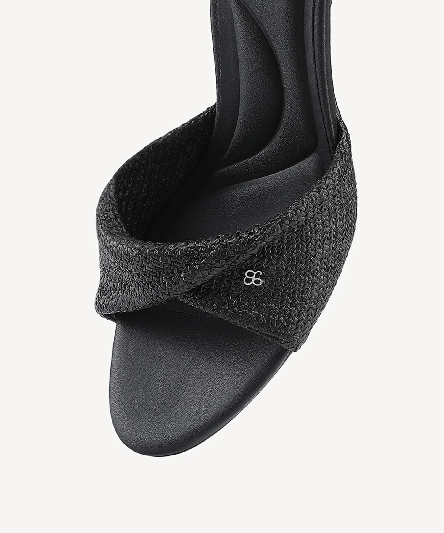 RaffiaGleam Ankle Strap Round Toe Heeled Sandal - Image 16