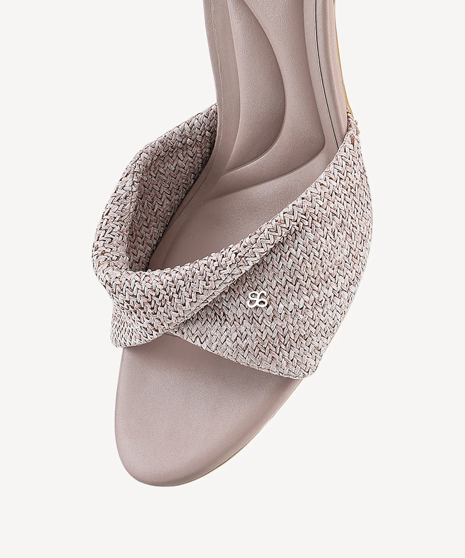 RaffiaGleam Ankle Strap Round Toe Heeled Sandal - Image 22