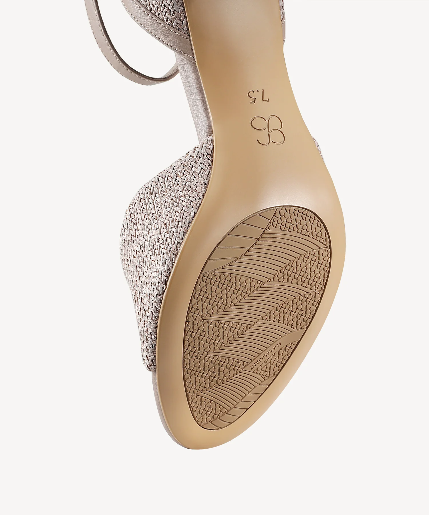 RaffiaGleam Ankle Strap Round Toe Heeled Sandal - Image 24