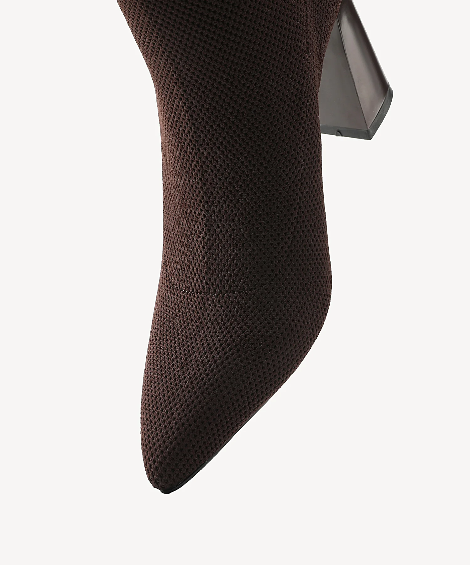 SculptFit Knit Block Heeled Ankle Boot - Image 10