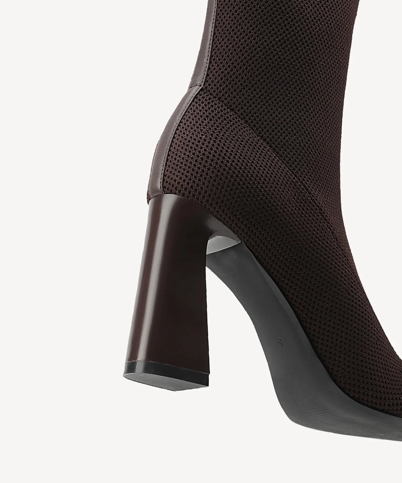 SculptFit Knit Block Heeled Ankle Boot - Image 11