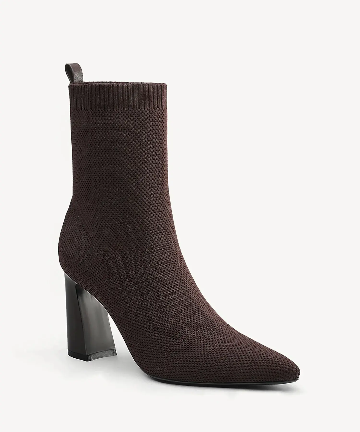 SculptFit Knit Block Heeled Ankle Boot - Image 7