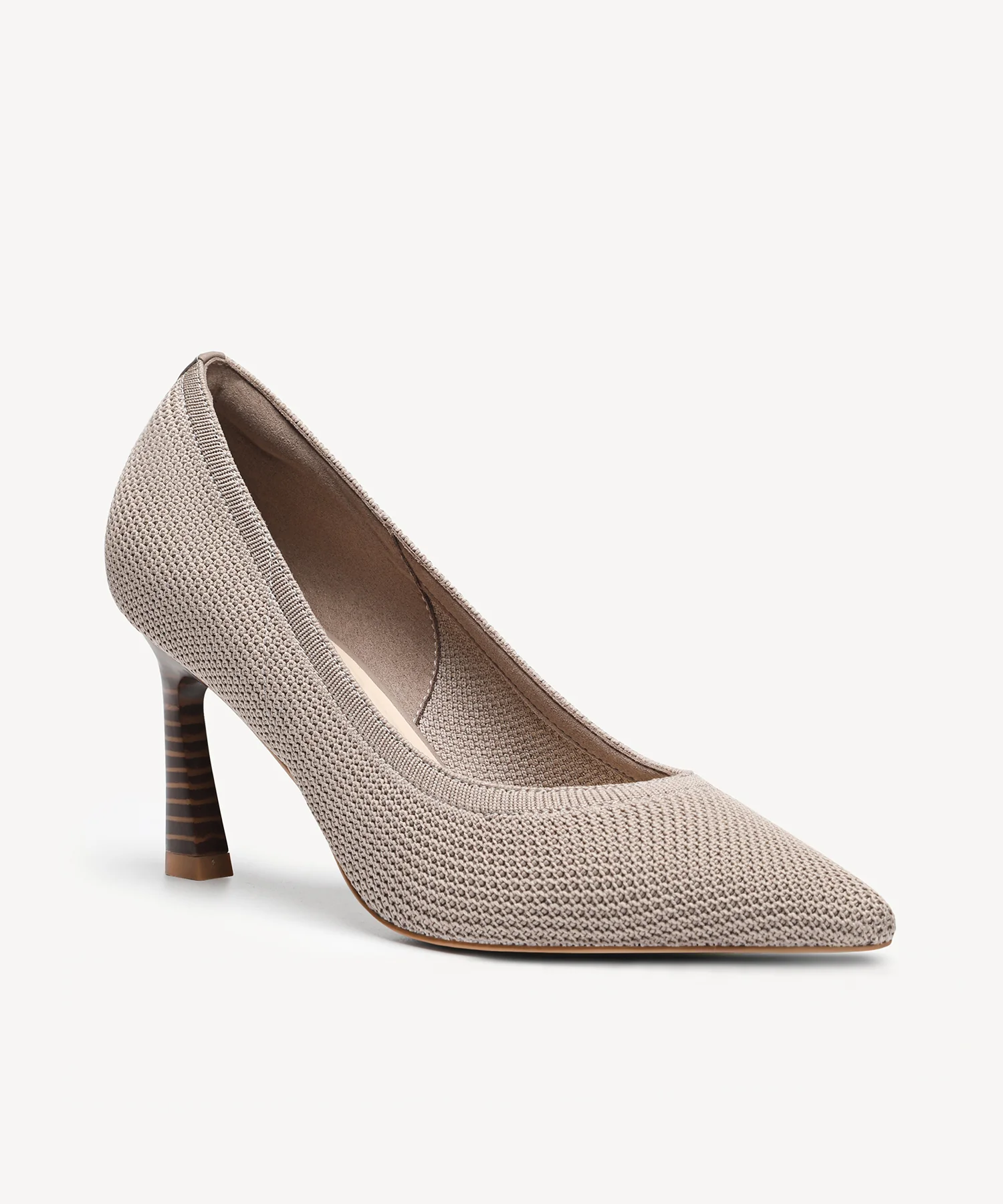 SerenKnit Pointed Toe Stiletto Heeled Pump - Image 13
