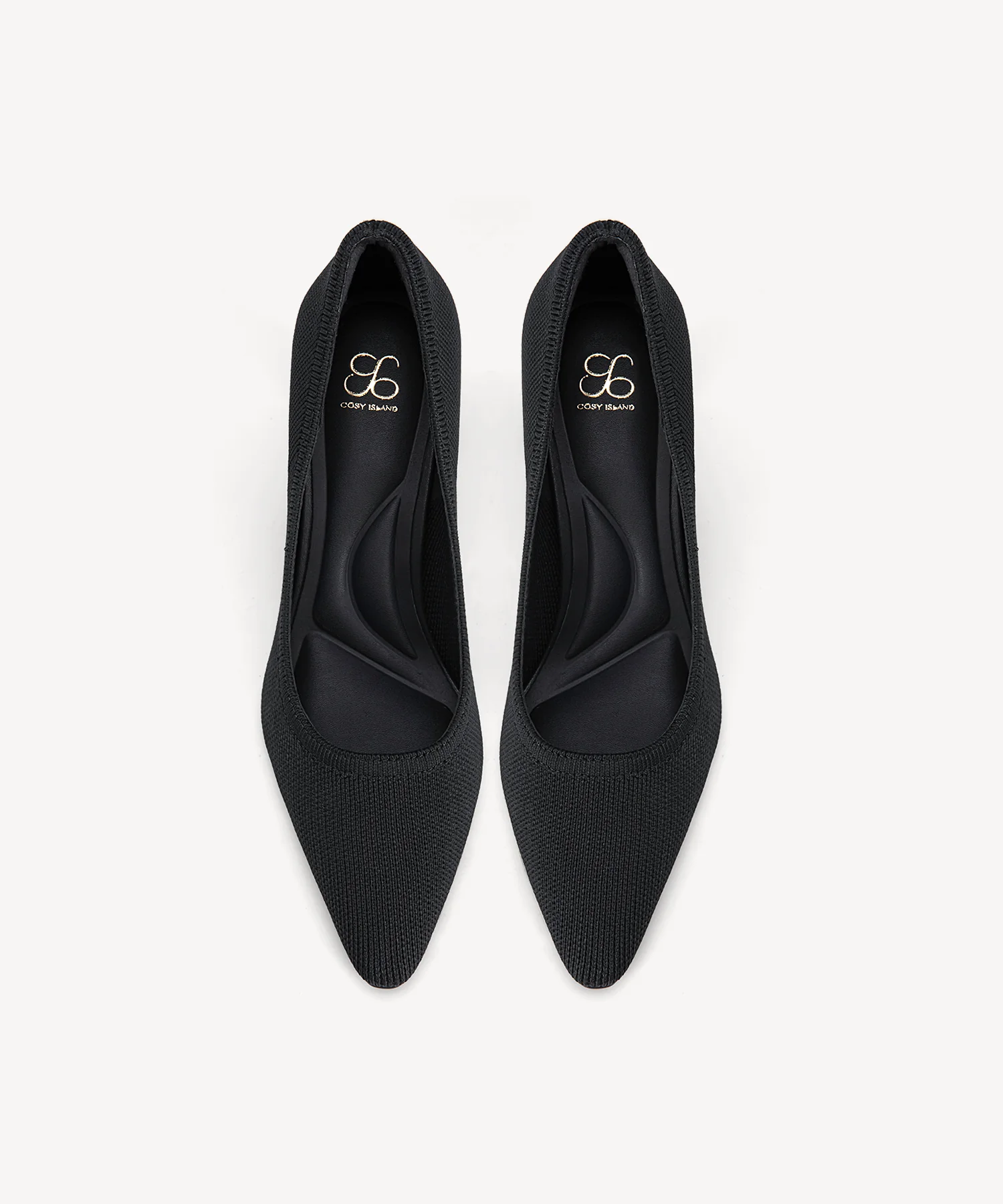 SerenTouch Pointed Toe Heeled Pump - Image 10
