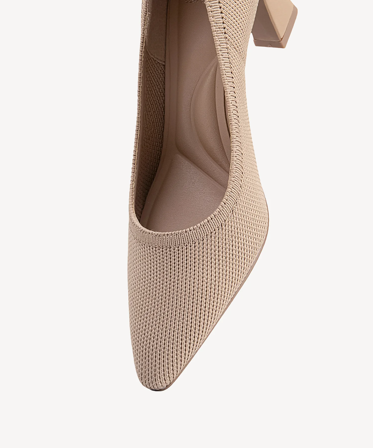SerenTouch Pointed Toe Heeled Pump - Image 5