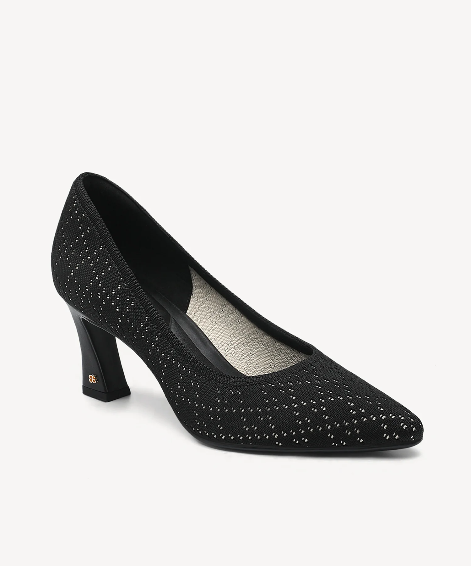 SerenTouch Pointed Toe Heeled Pump - Image 52