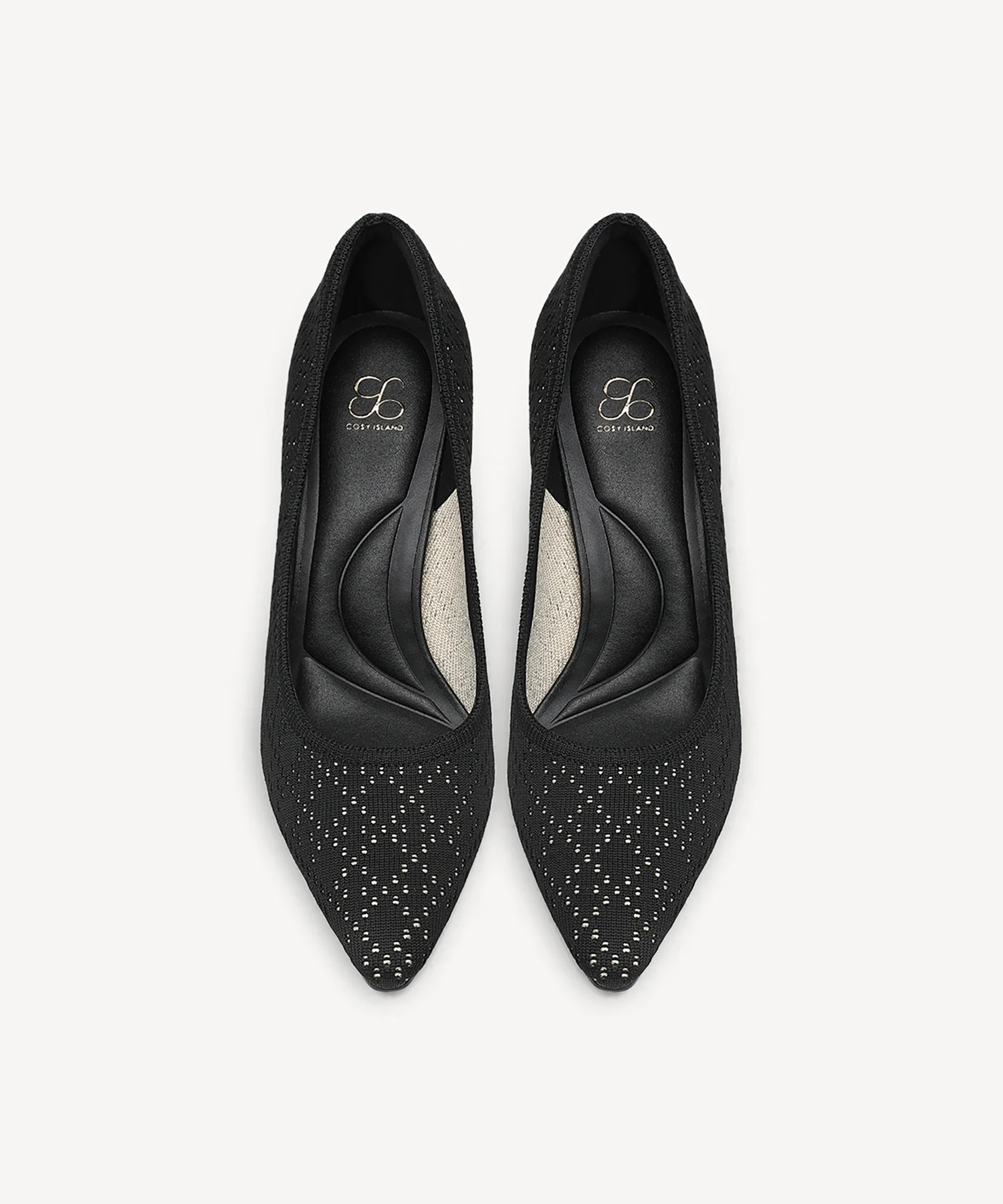SerenTouch Pointed Toe Heeled Pump - Image 53