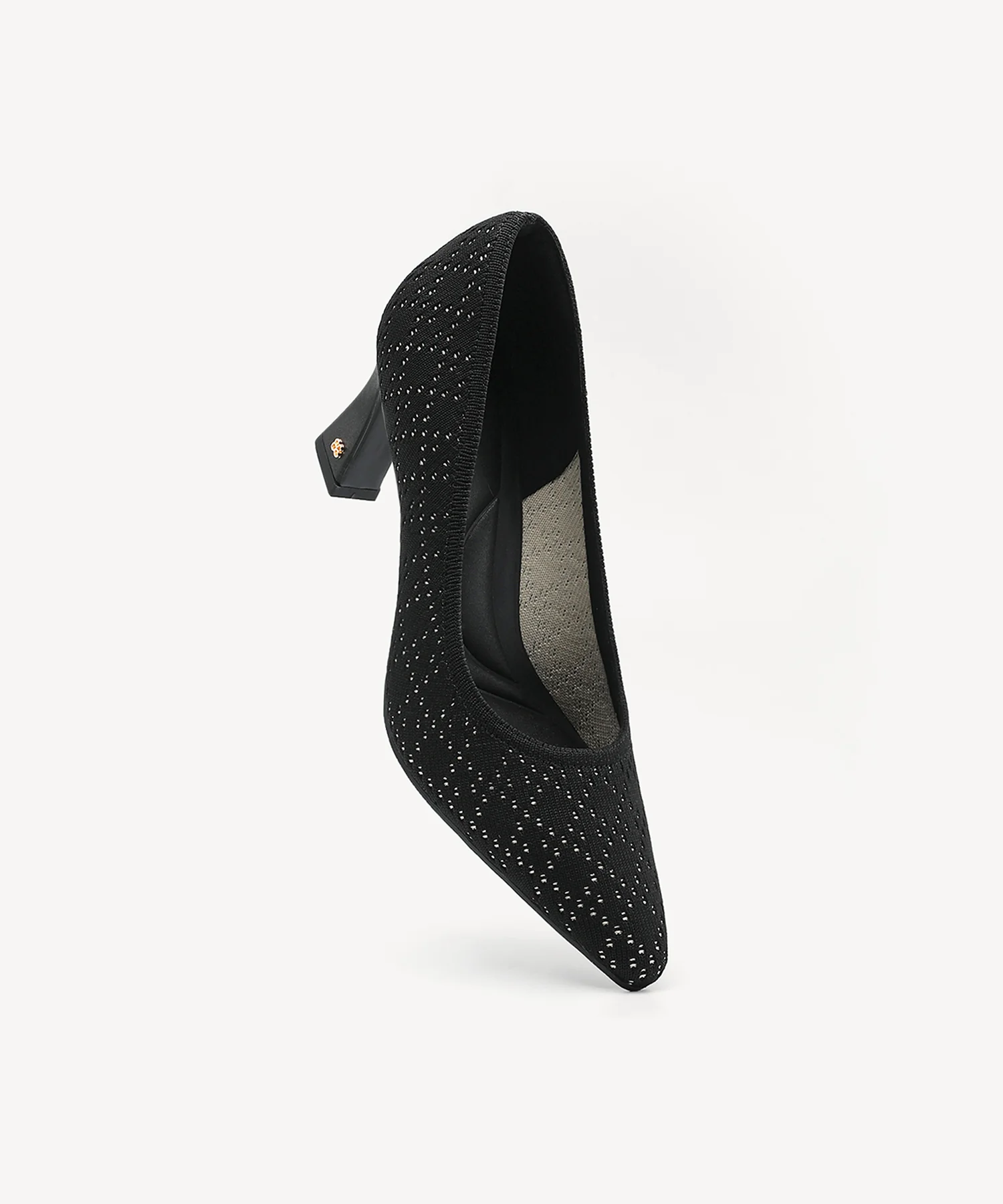 SerenTouch Pointed Toe Heeled Pump - Image 55