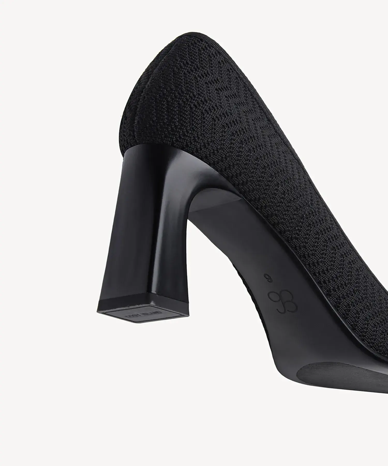 Signature Buckle Square Toe Heeled Pump - Image 5