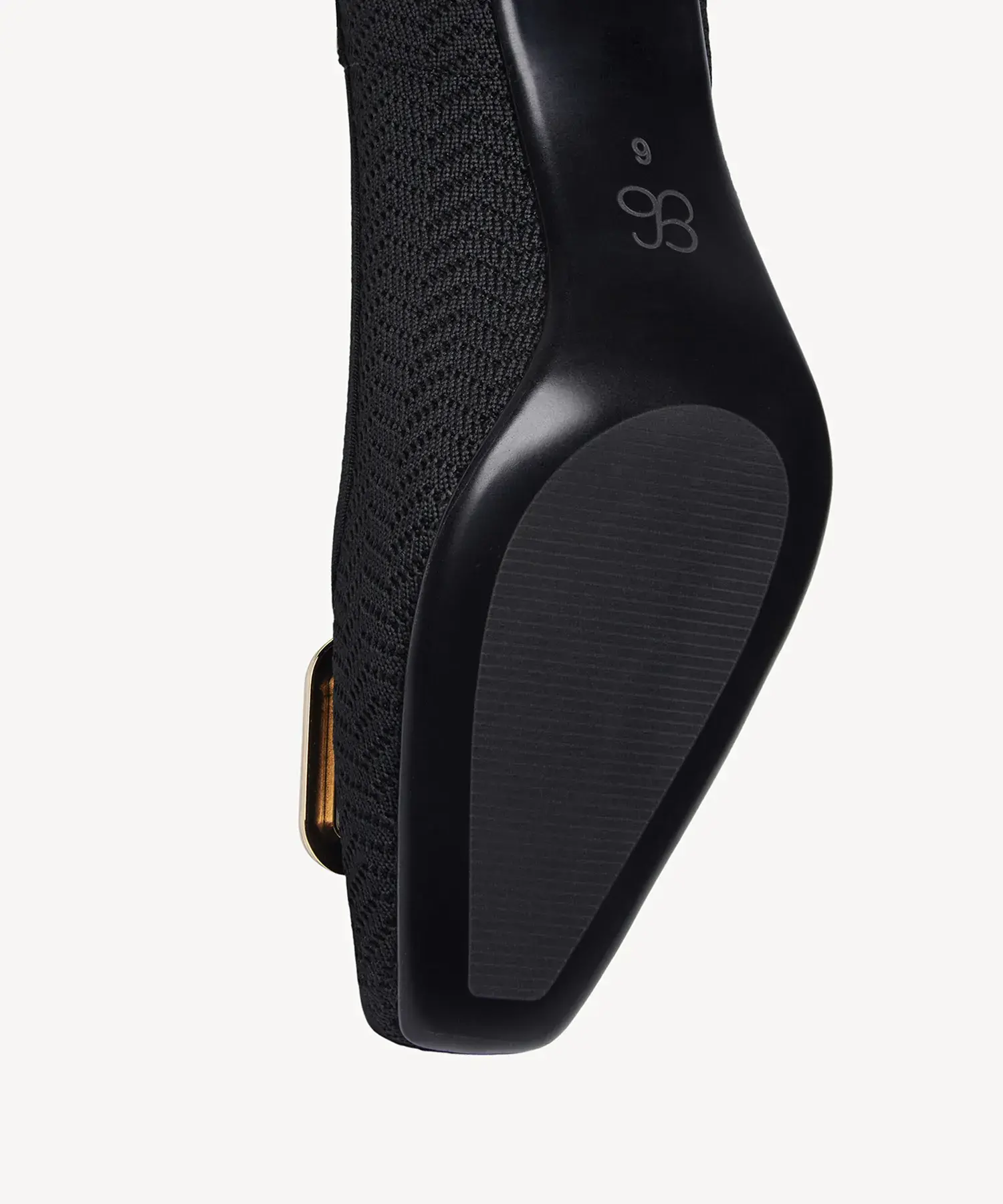 Signature Buckle Square Toe Heeled Pump - Image 6