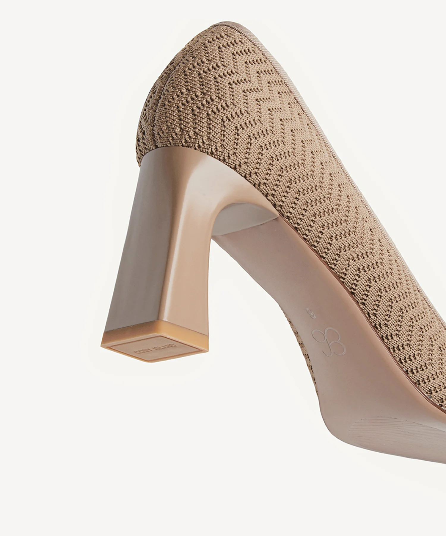 Signature Buckle Square Toe Heeled Pump - Image 11