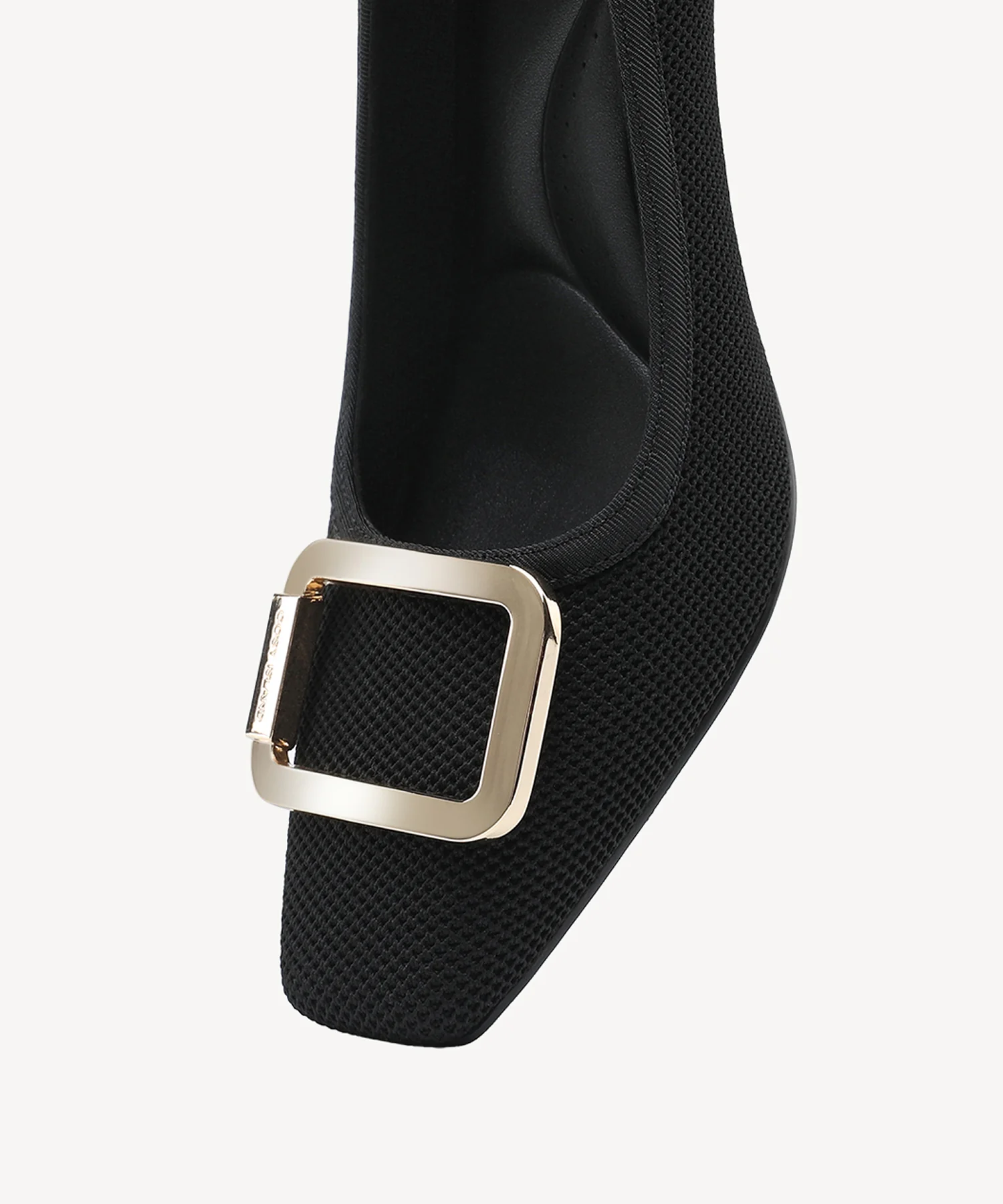 Signature Buckle Square Toe Heeled Pump - Image 23