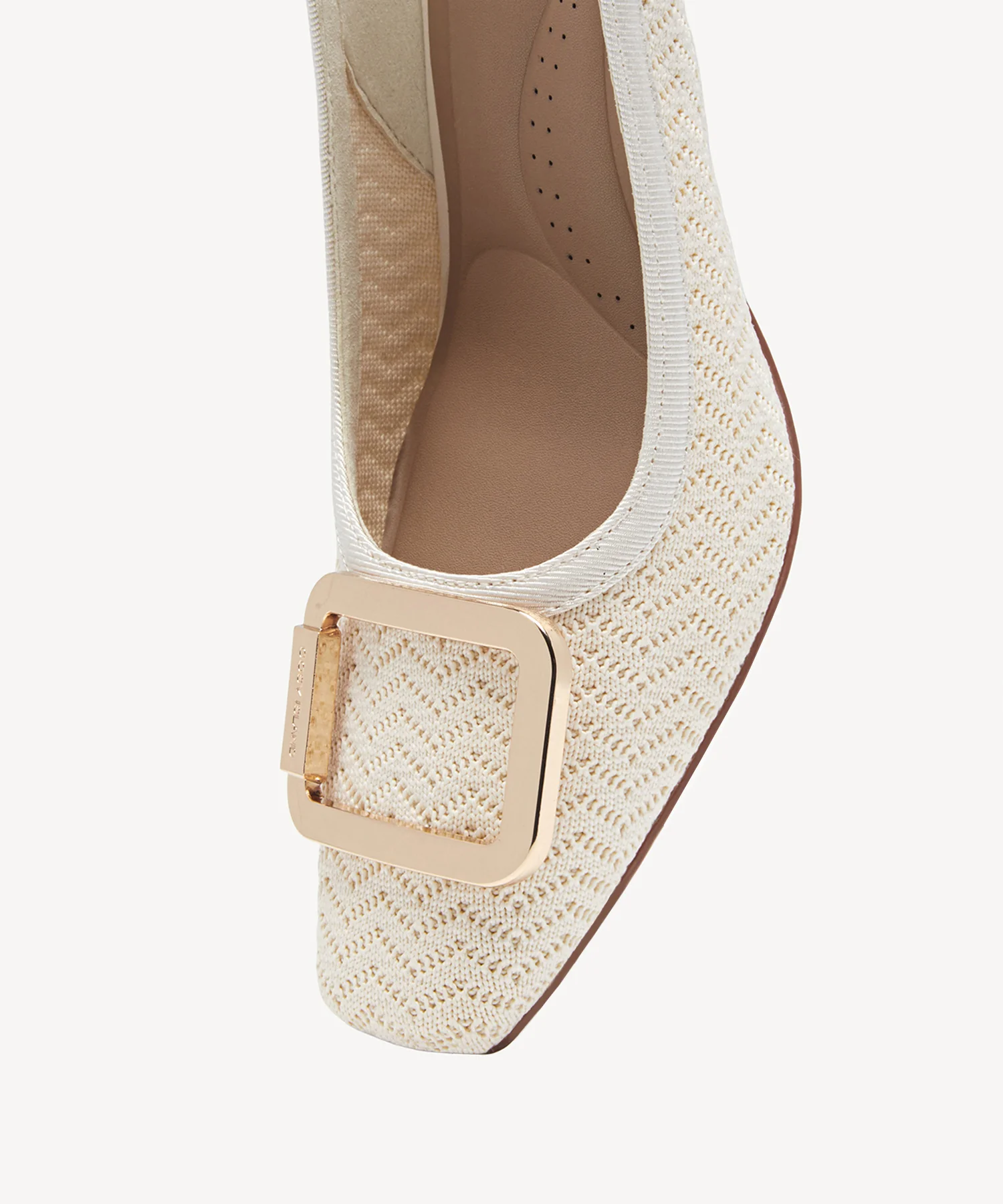 Signature Buckle Square Toe Heeled Pump - Image 16