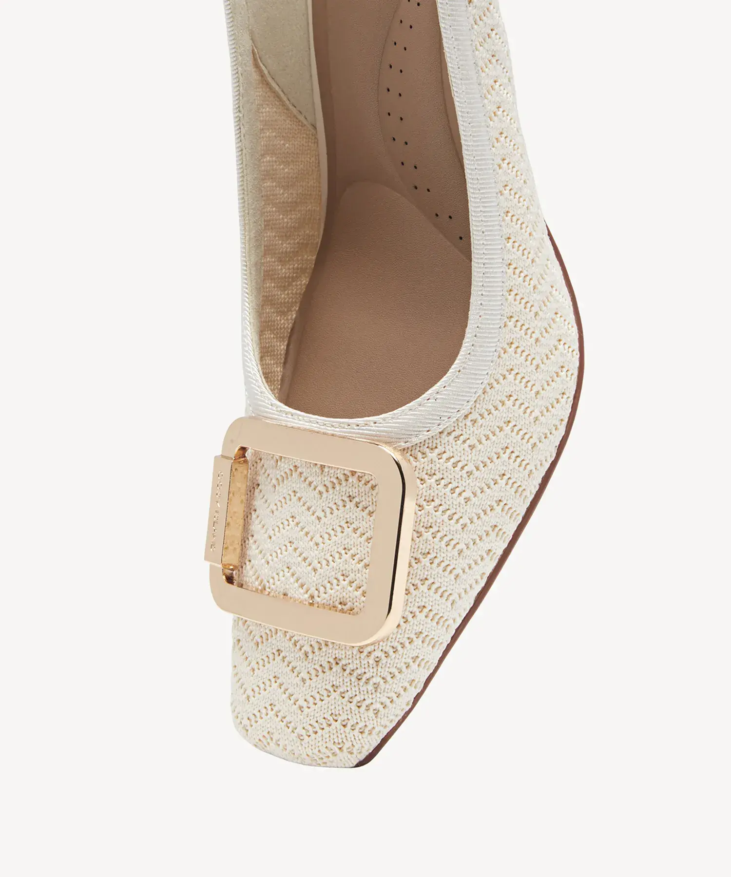 Signature Buckle Square Toe Heeled Slingback - Image 4