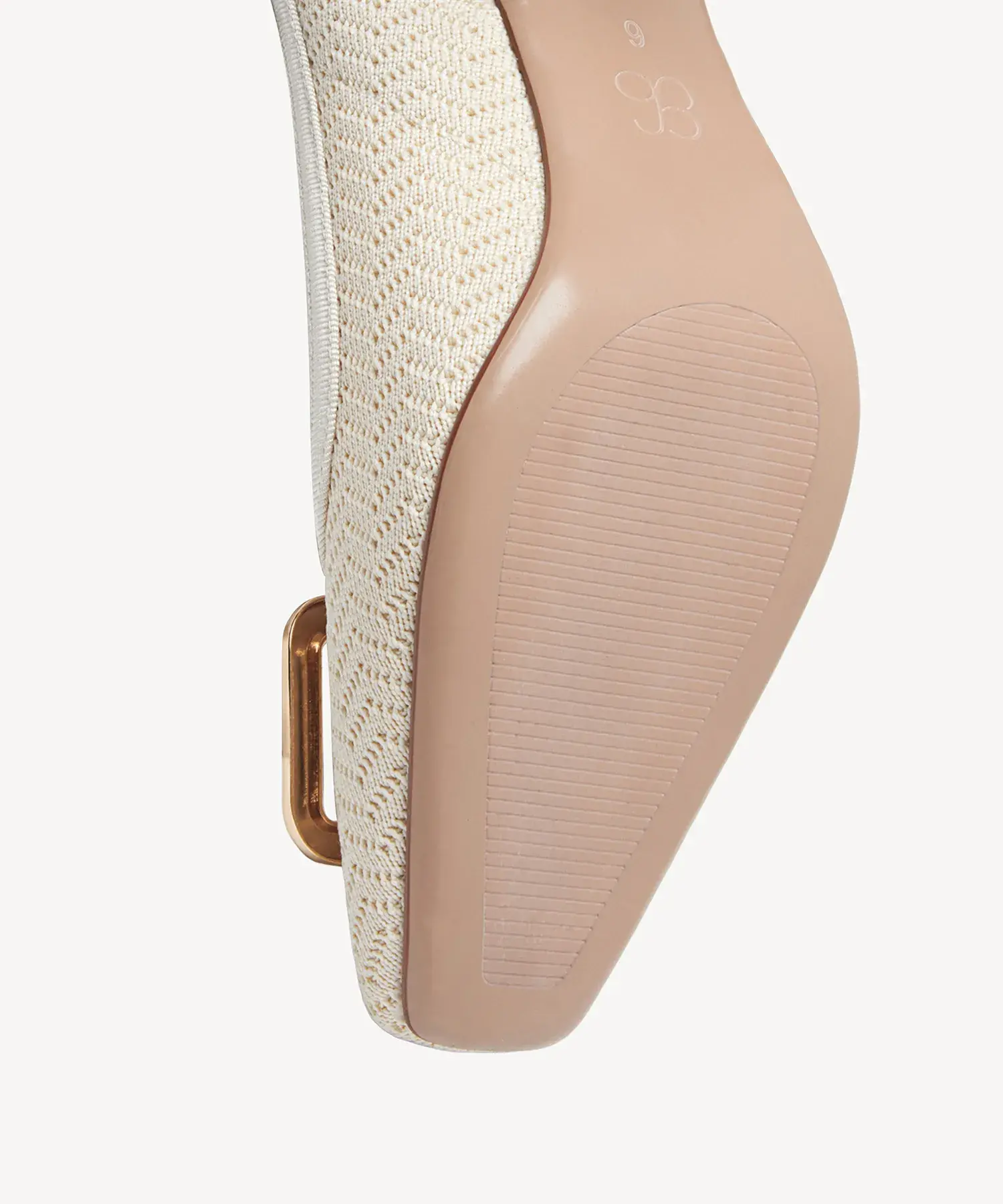 Signature Buckle Square Toe Heeled Slingback - Image 6