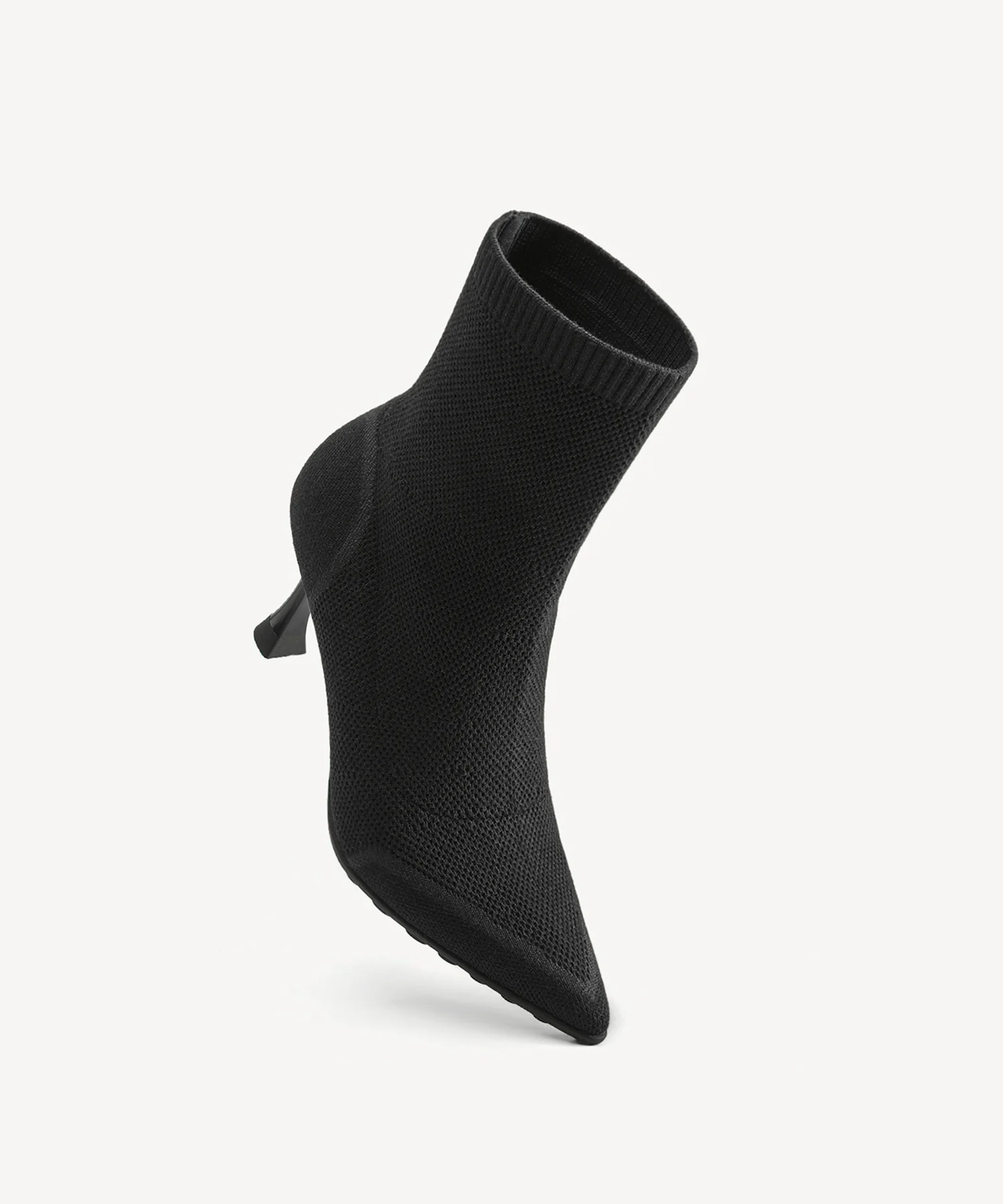 SoftBounce Pointed Toe Heeled Ankle Boot - Image 4