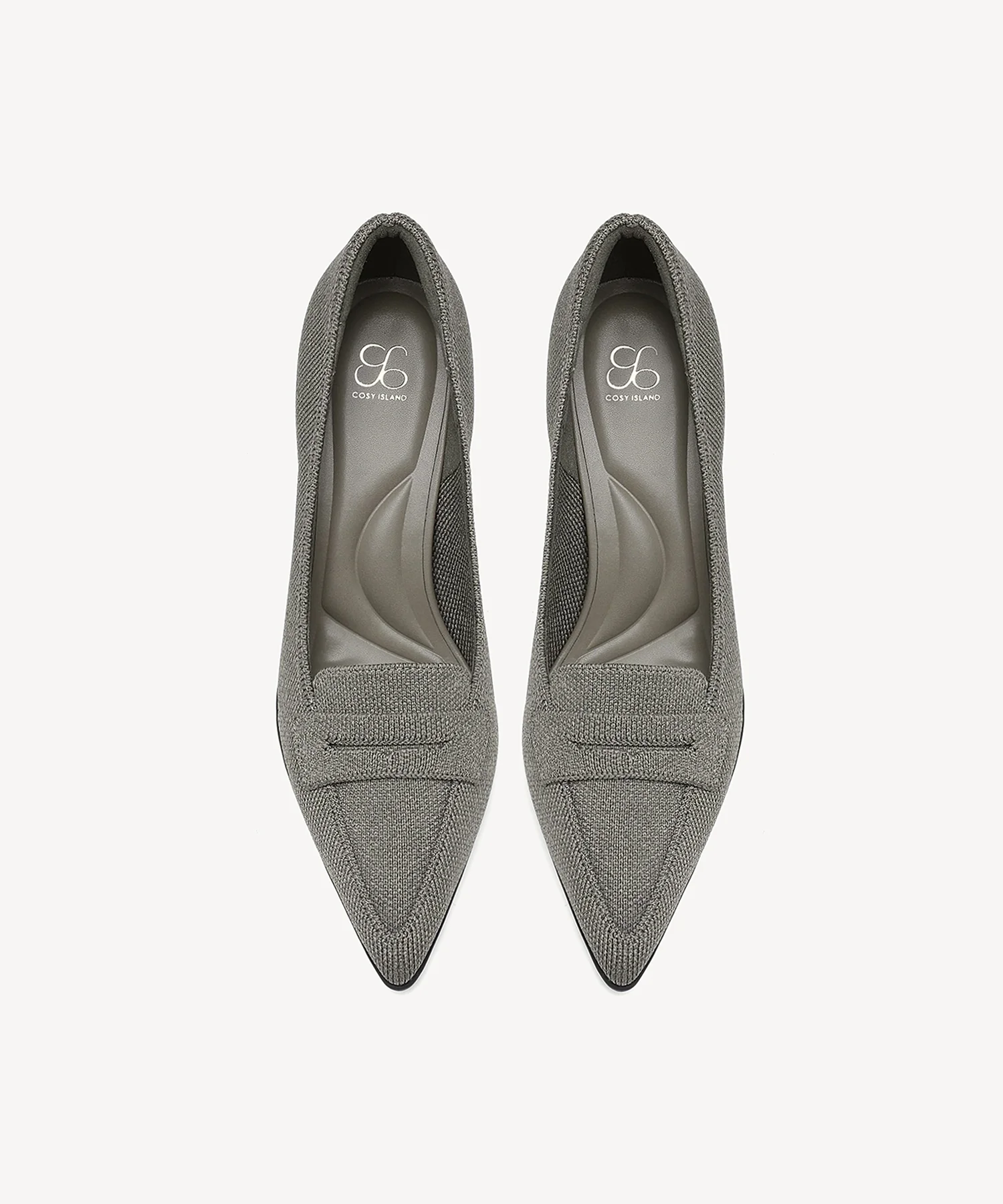 SoftBounce Pointed Toe Heeled Penny Pump - Image 16