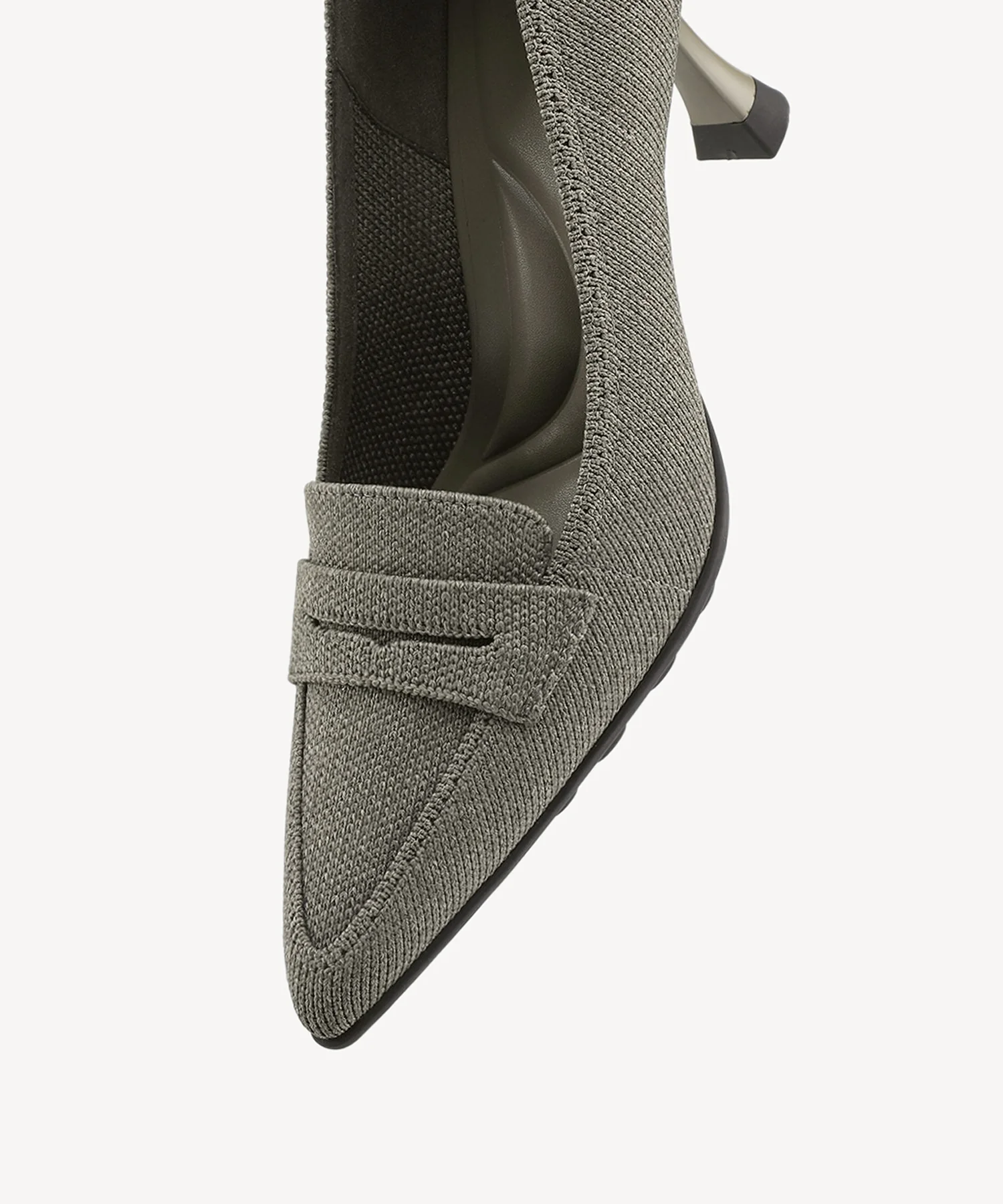 SoftBounce Pointed Toe Heeled Penny Pump - Image 19