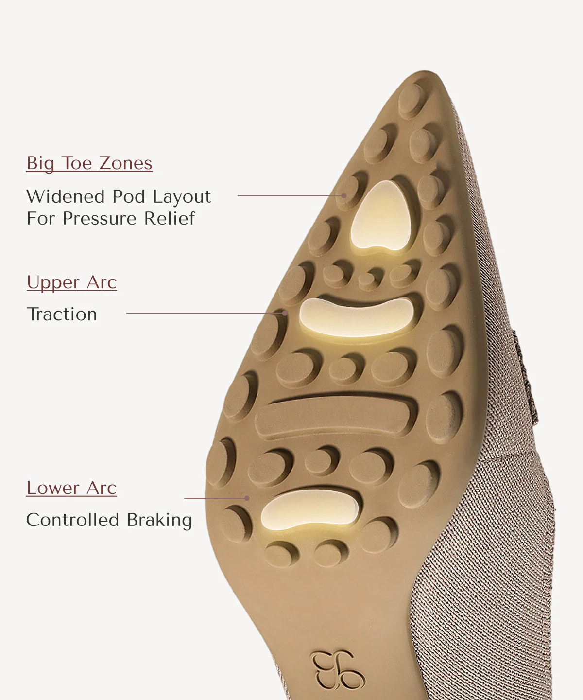 SoftBounce Pointed Toe Heeled Penny Pump - Image 3