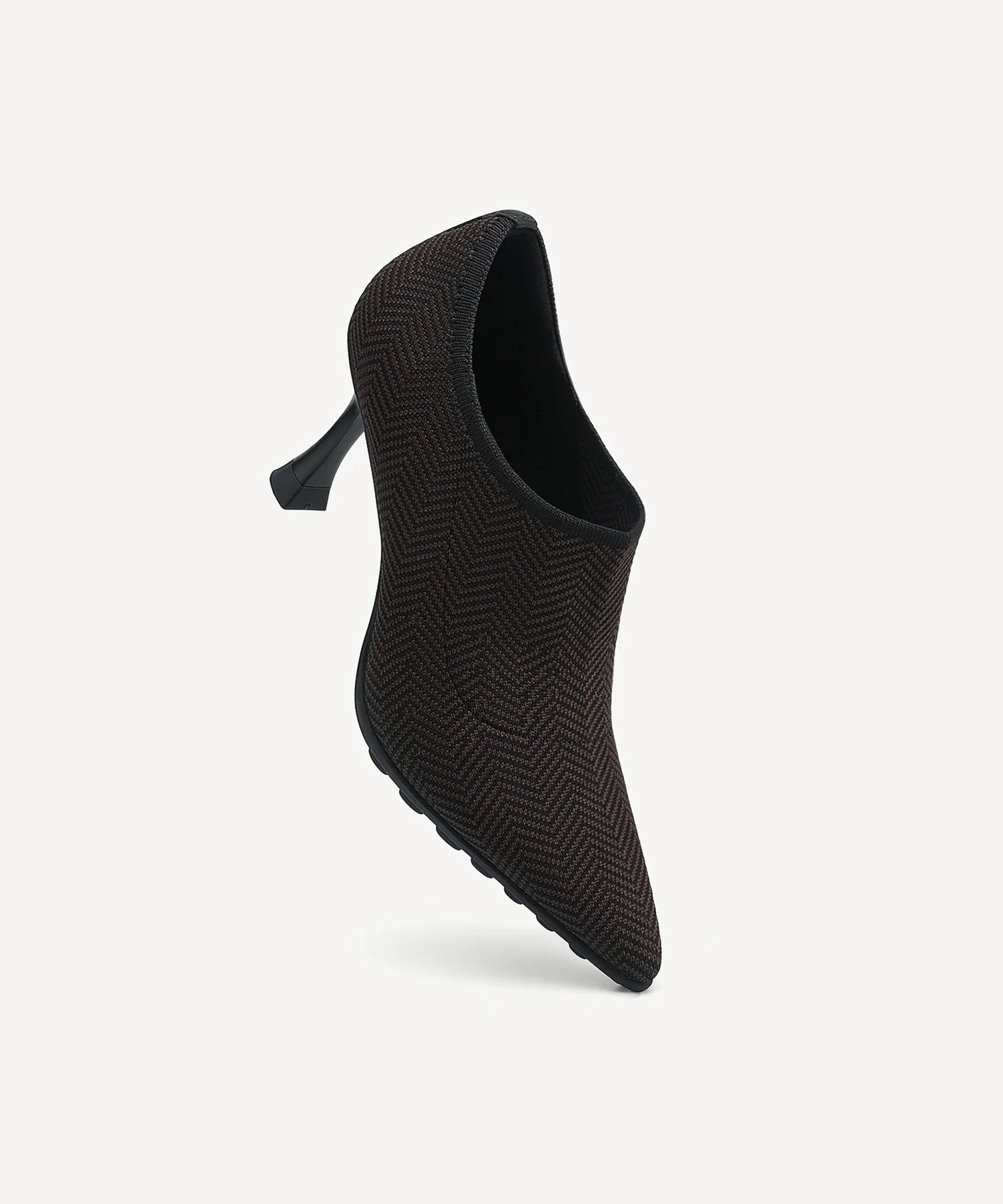 SoftBounce V-Knit Pointed Toe Stiletto Bootie - Image 11