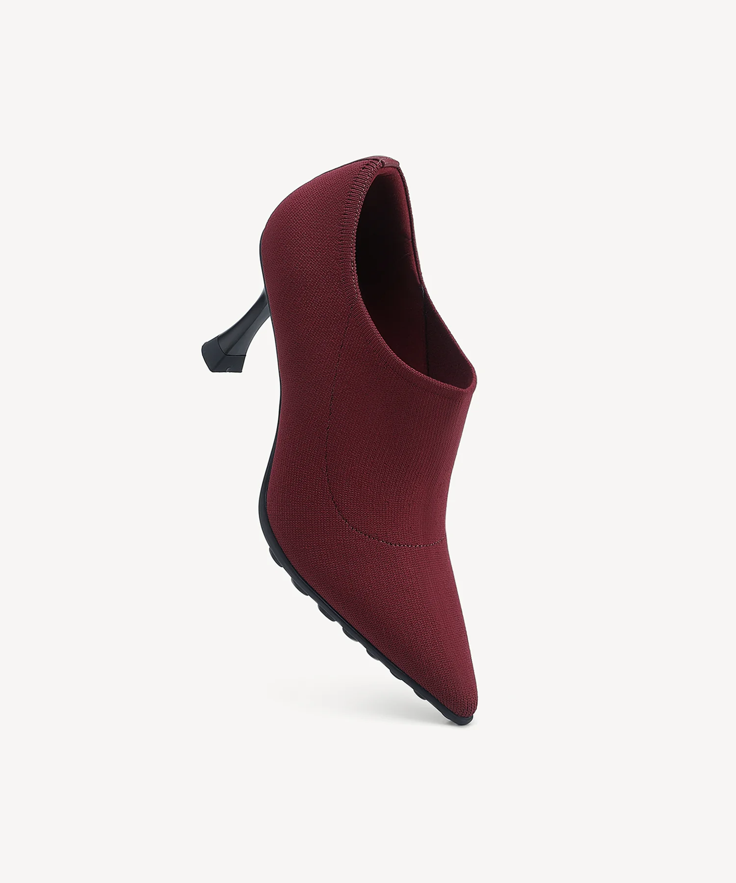 SoftBounce V-Knit Pointed Toe Stiletto Bootie - Image 18