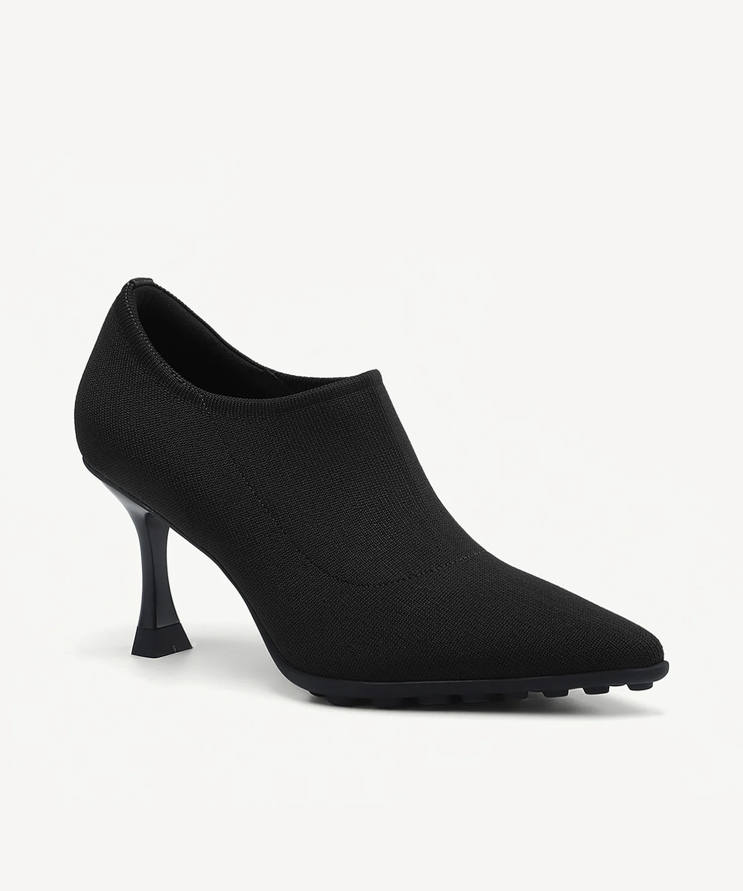 SoftBounce V-Knit Pointed Toe Stiletto Bootie - Image 22
