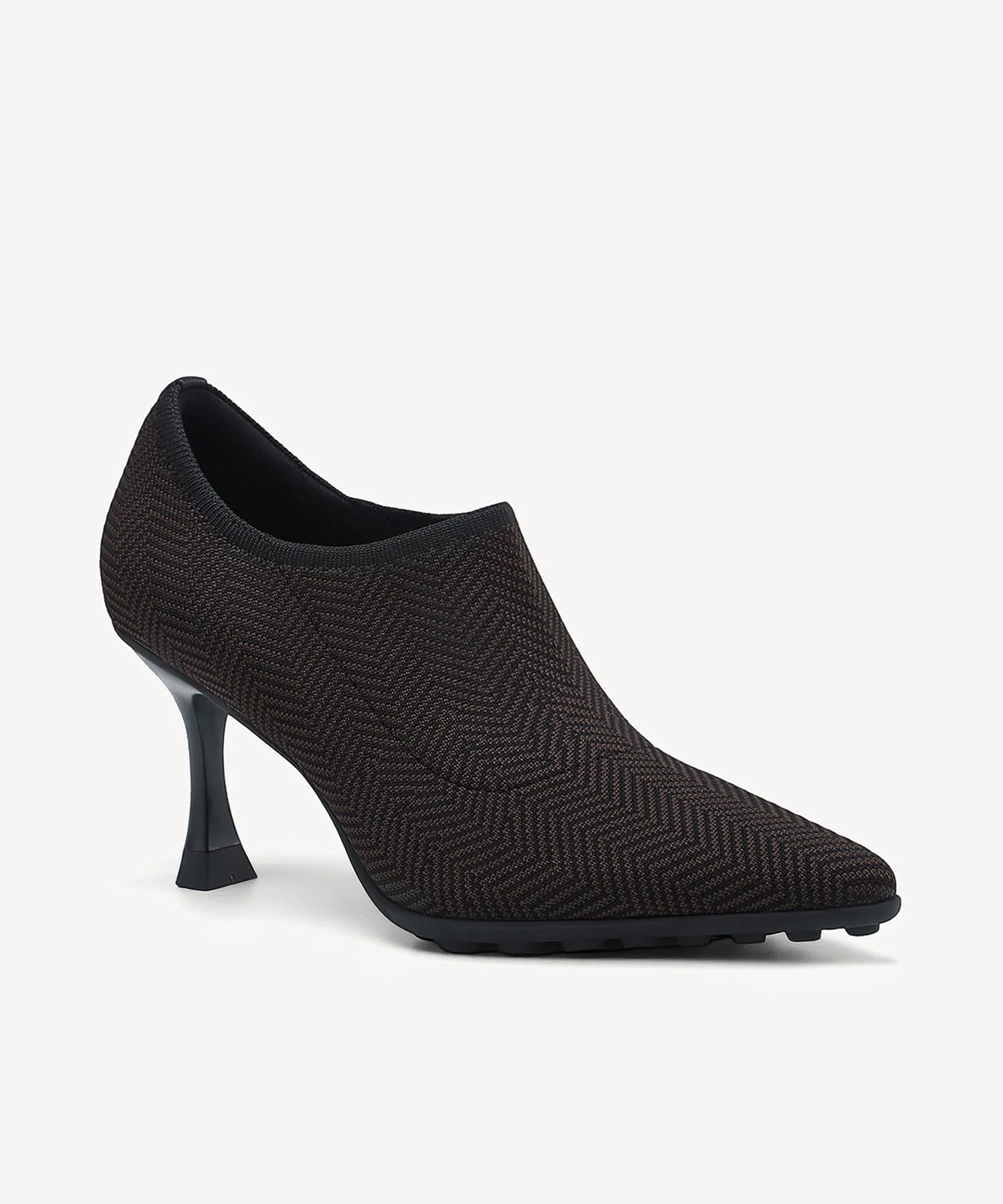 SoftBounce V-Knit Pointed Toe Stiletto Bootie - Image 8