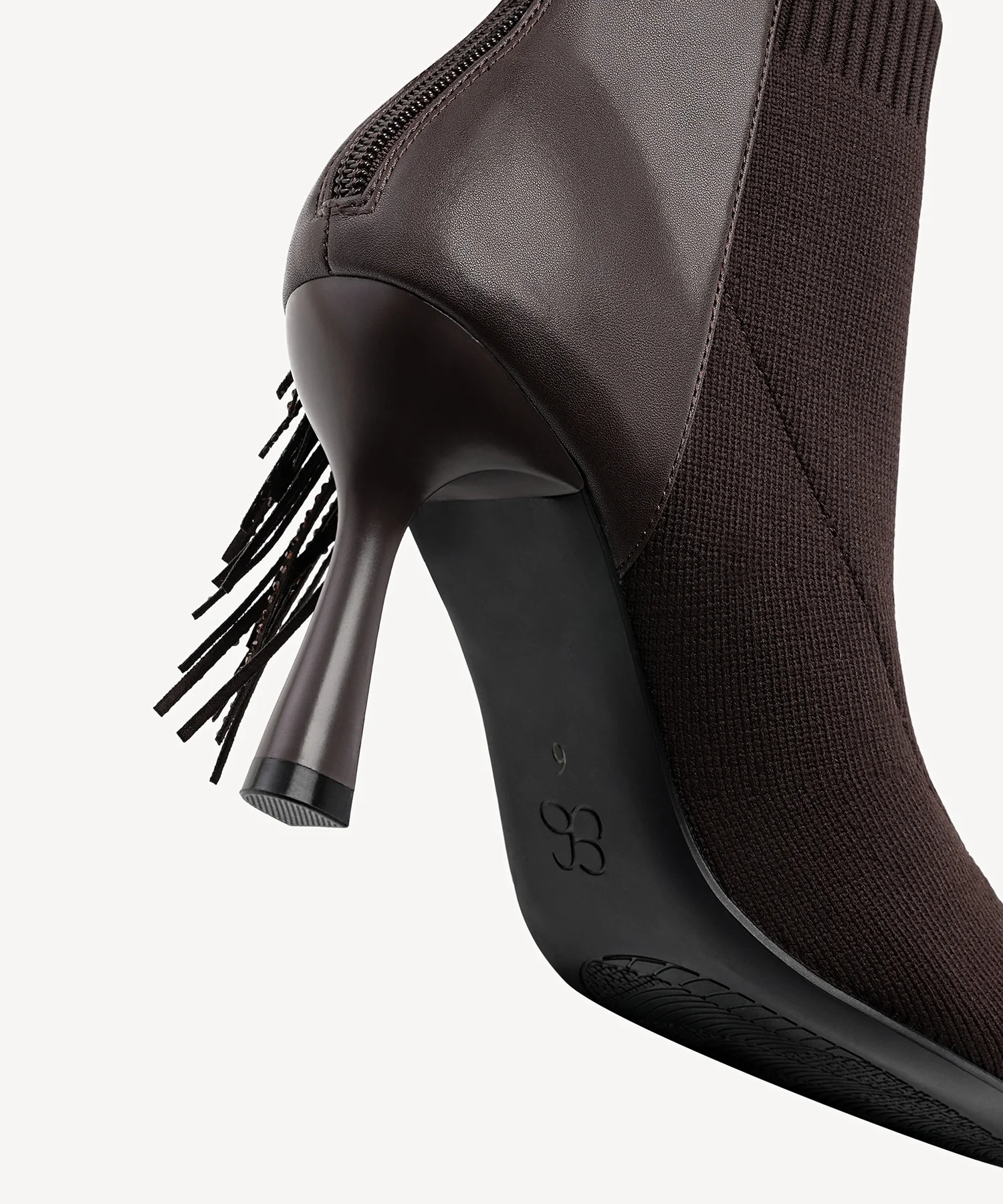 SparkleFlow Pointed Toe Heeled Ankle Boot - Image 5
