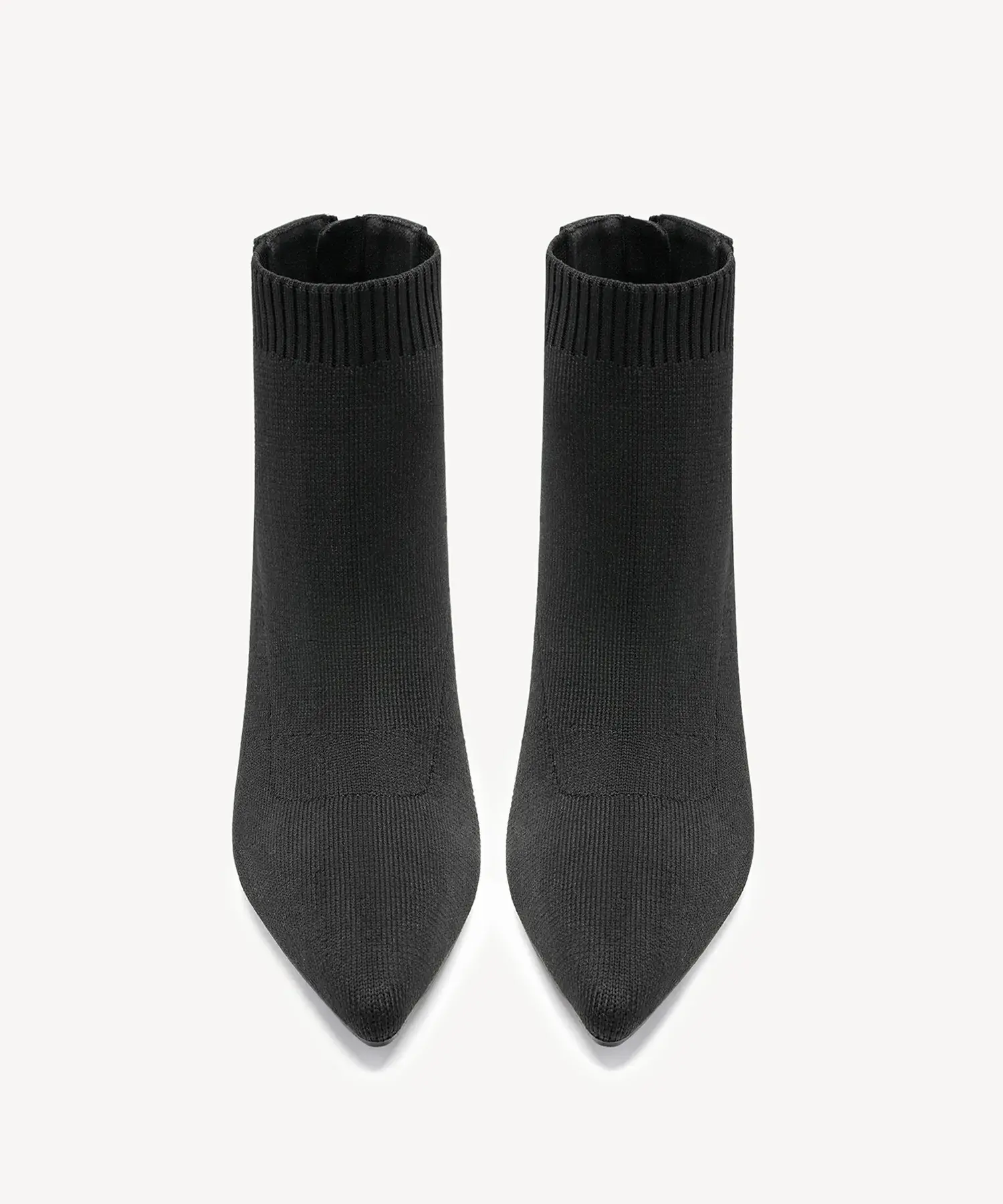 SparkleFlow Pointed Toe Heeled Ankle Boot - Image 8