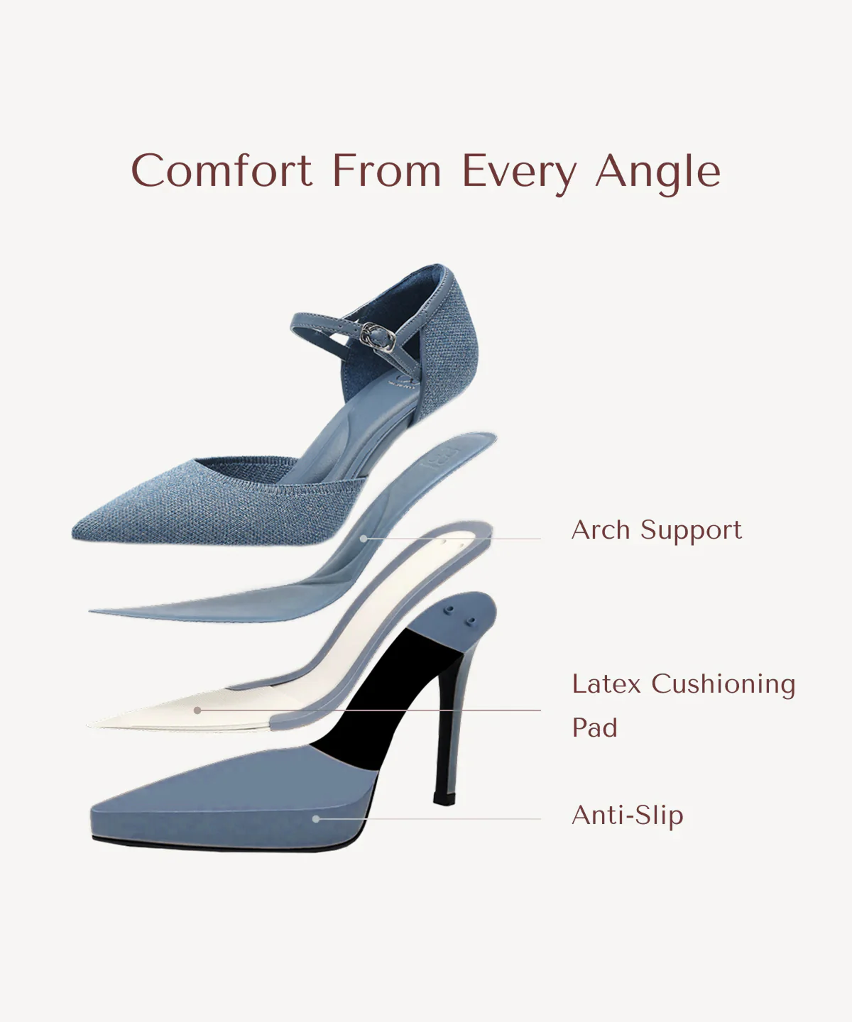 Spotlight Strapped Stiletto Pump - Image 46