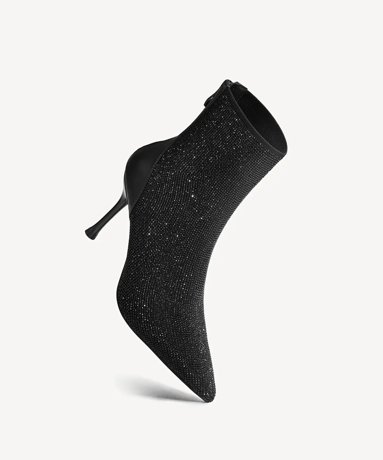 Starlight Pointed Toe Heeled Ankle Boot - Image 15