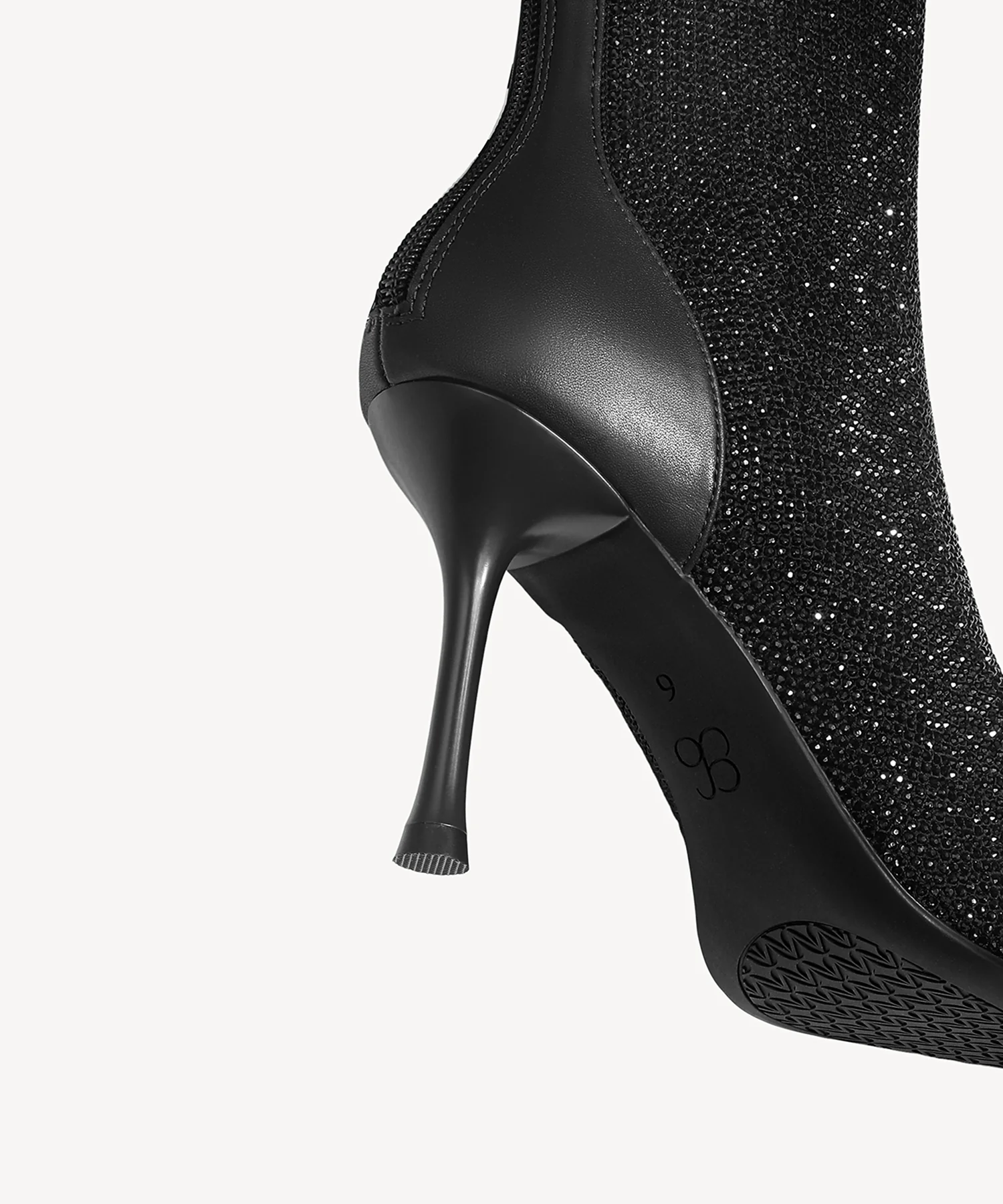 Starlight Pointed Toe Heeled Ankle Boot - Image 17