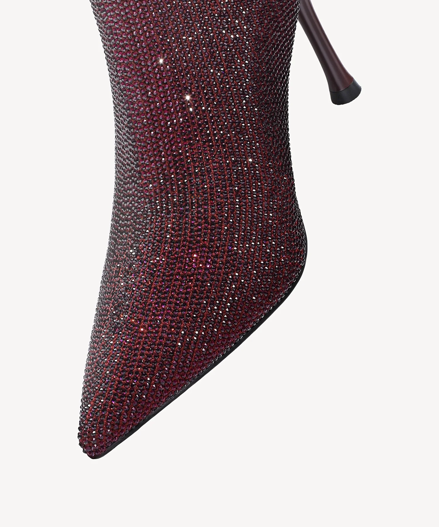 Starlight Pointed Toe Heeled Ankle Boot - Image 10